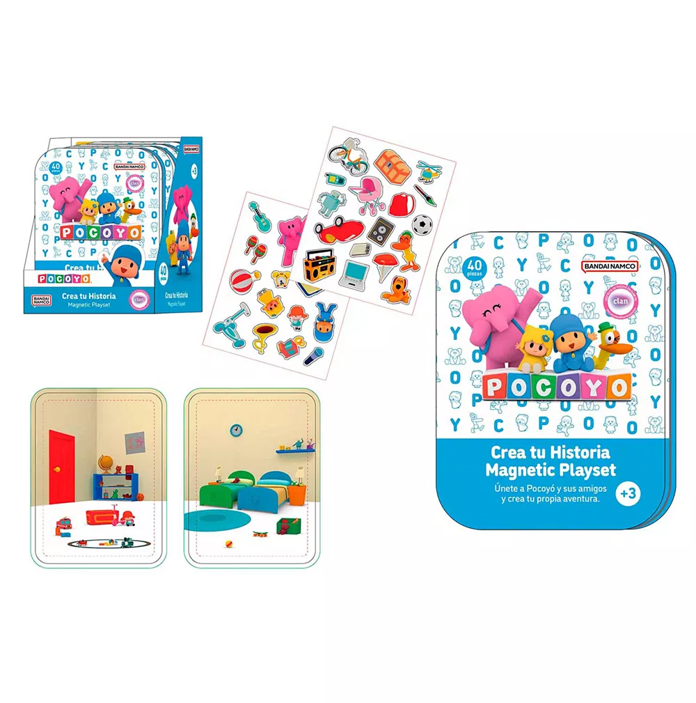 Pocoyó Crea tu Historia Magnetic Playset