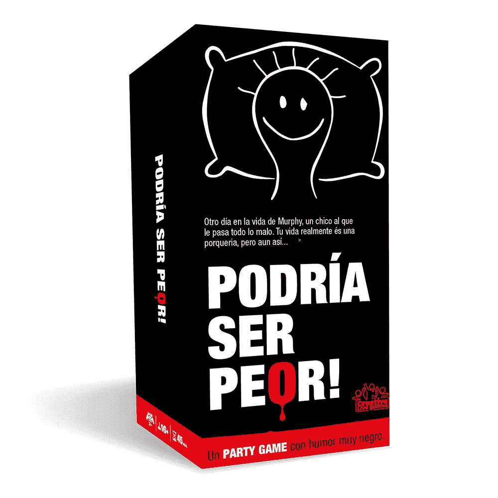 Podría Ser Peor – Juego de cartas party game de humor negro para grupos