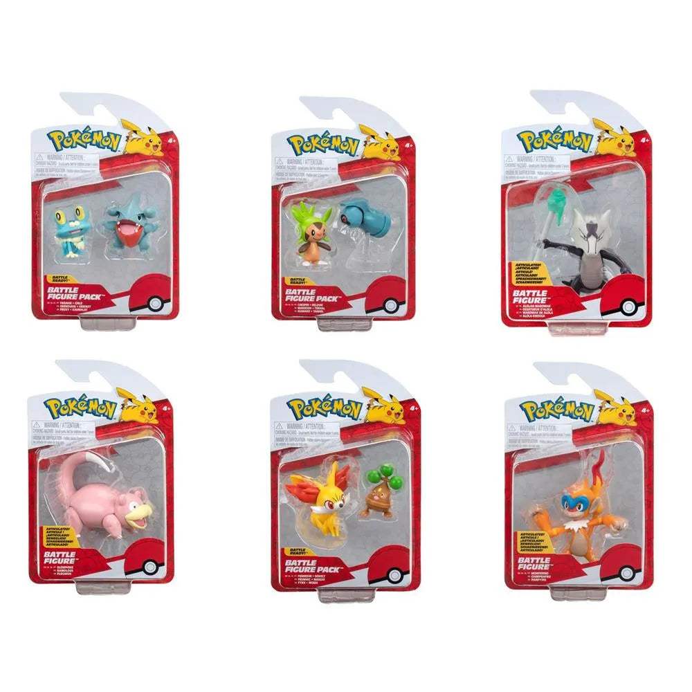 Pokémon - Pack de 2 Figuras de Batalla articuladas