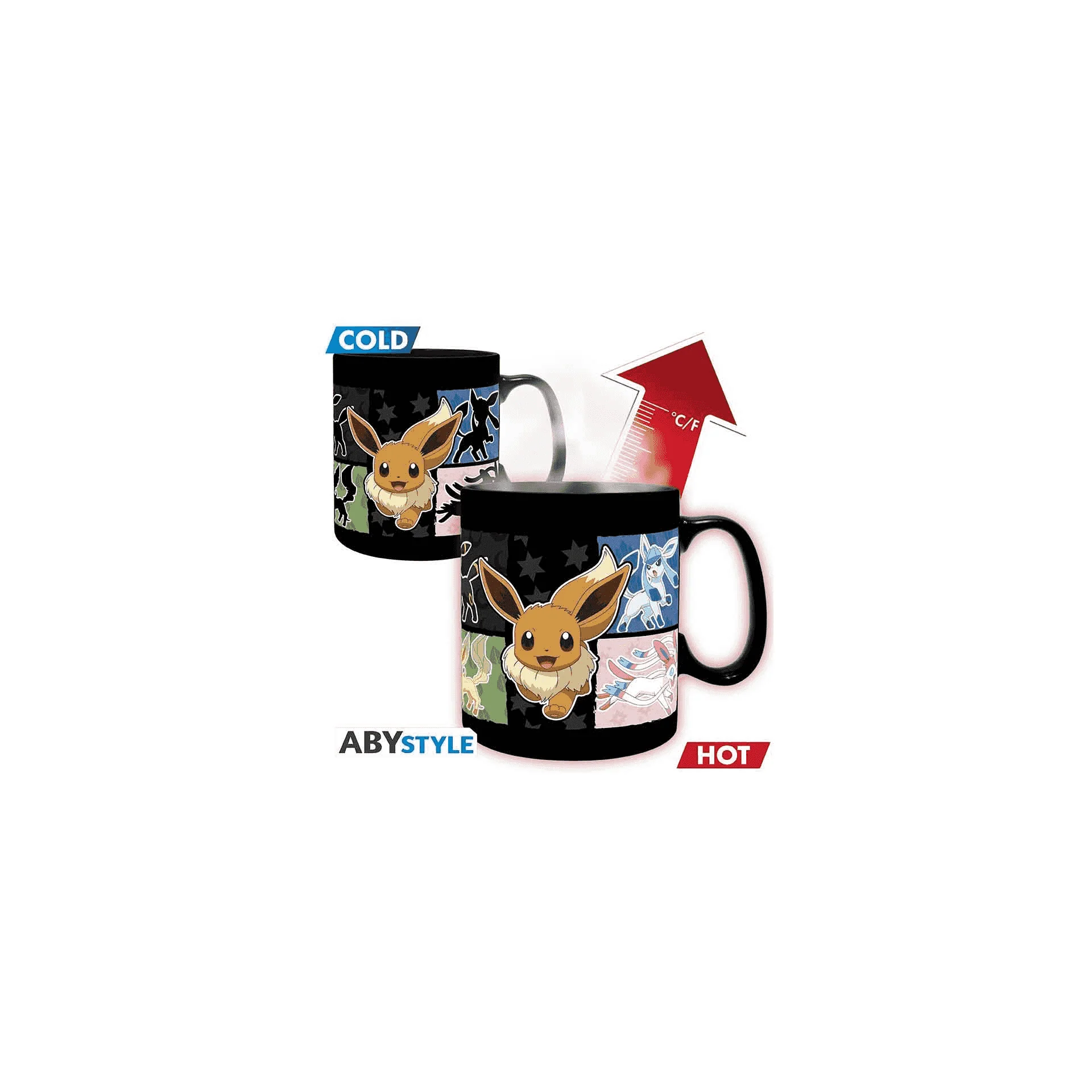 POKEMON  Taza Mágica  460 ml  Eevee x2