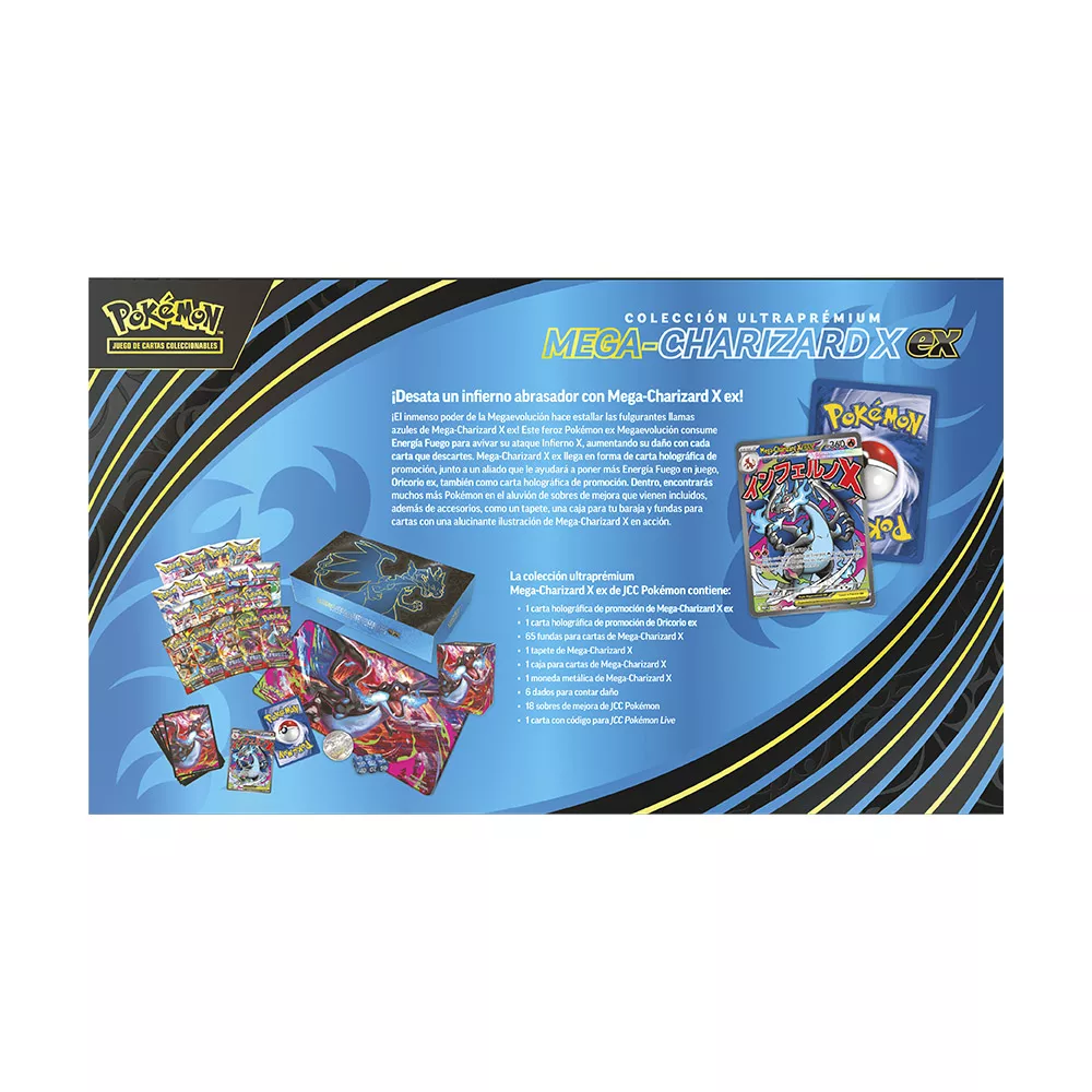 Pokémon TCG Ultra Premium Mega Charizard X ex Español - Image 2