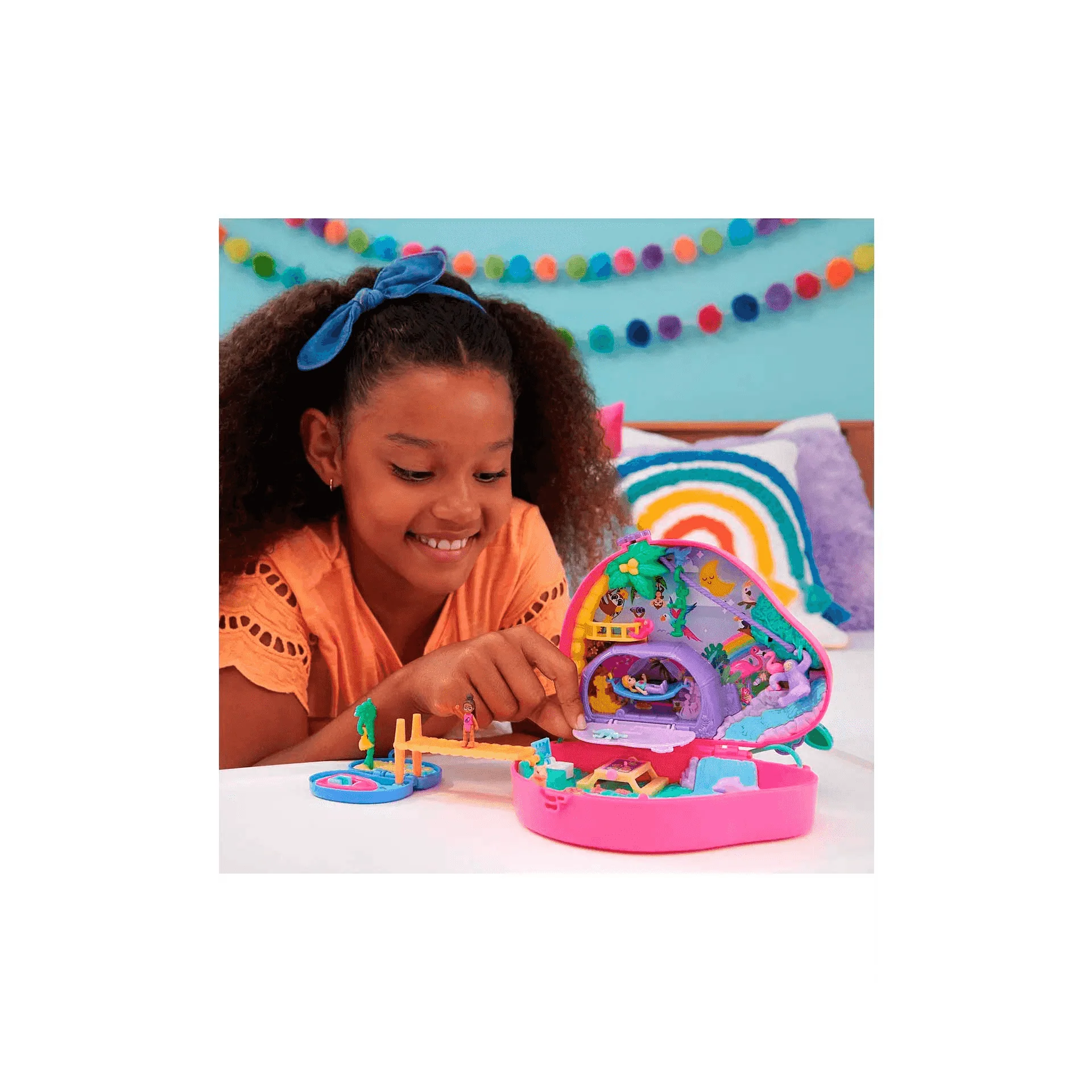 Polly Pocket Cofre Familia De Perezosos Mattel - Image 3
