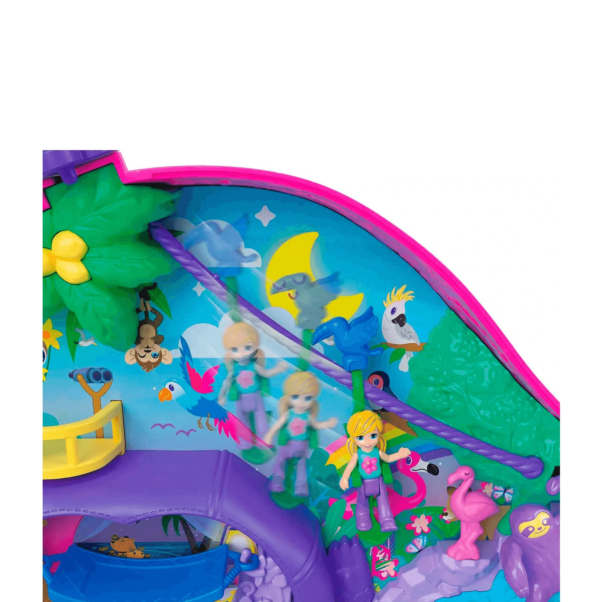 Polly Pocket Cofre Familia De Perezosos Mattel - Image 5