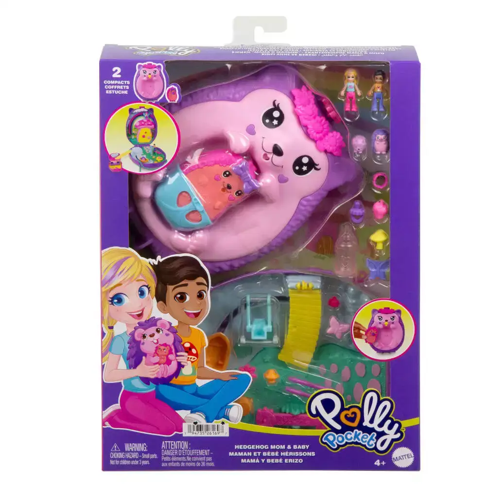 POLLY POCKET Mamá y bebé erizo - Juguete de Polly Pocket - Image 4