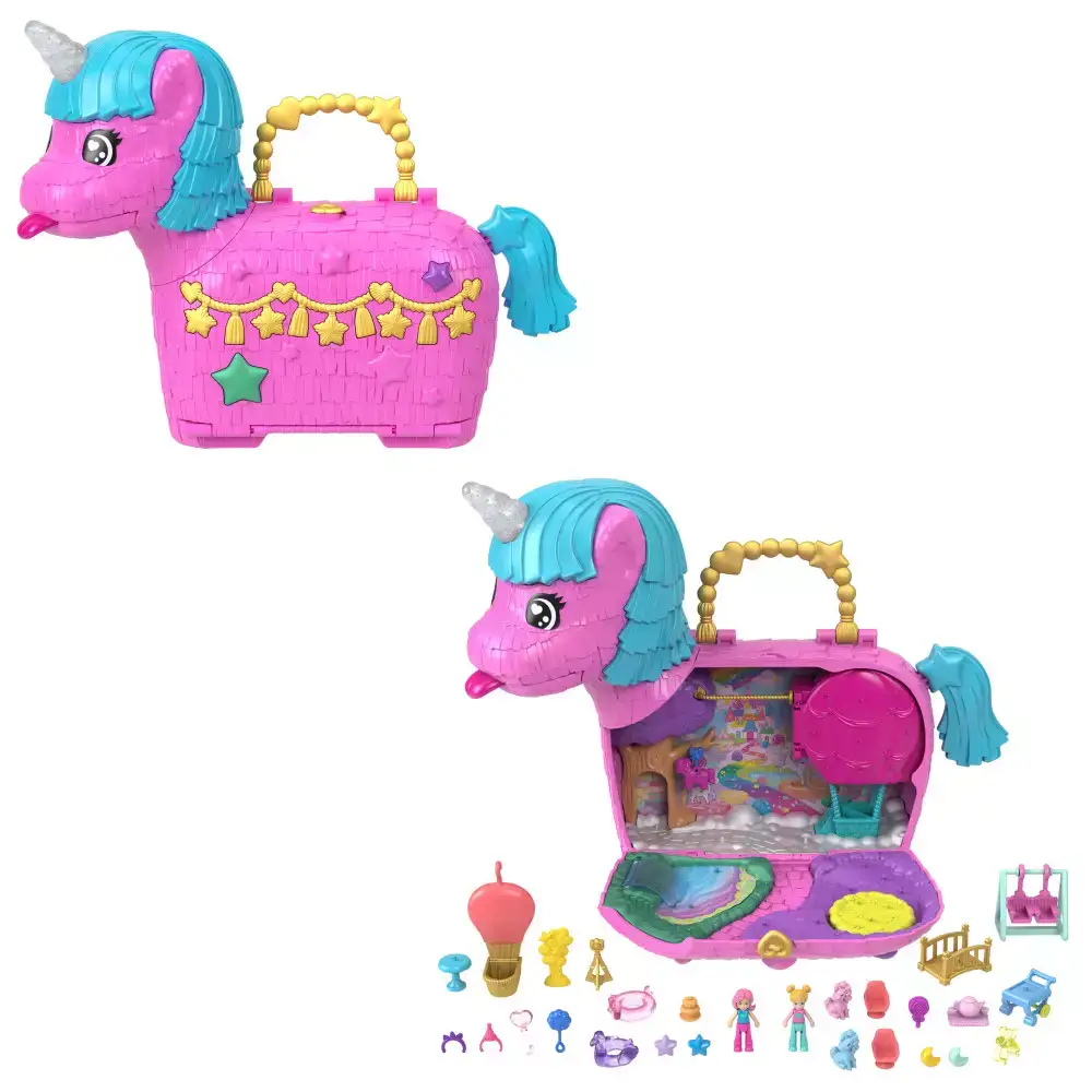POLLY POLSTOCK PARTILANDIA DE UNICORNIOS Conjunto de juego - Juguete de Polly Pocket - Image 3