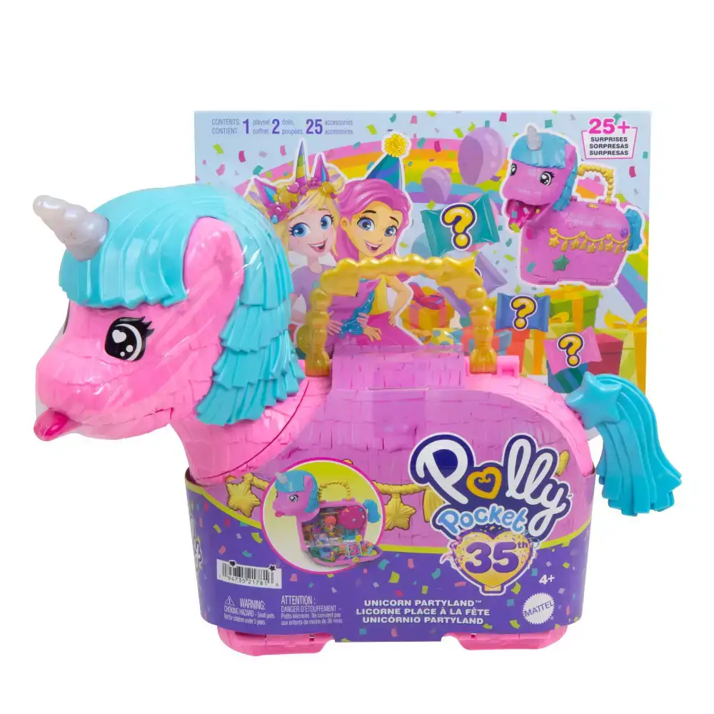 POLLY POLSTOCK PARTILANDIA DE UNICORNIOS Conjunto de juego - Juguete de Polly Pocket - Image 5