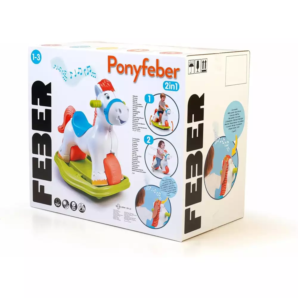 Ponyfeber 2 en 1 – Correpasillos y balancín con sonido - Image 7