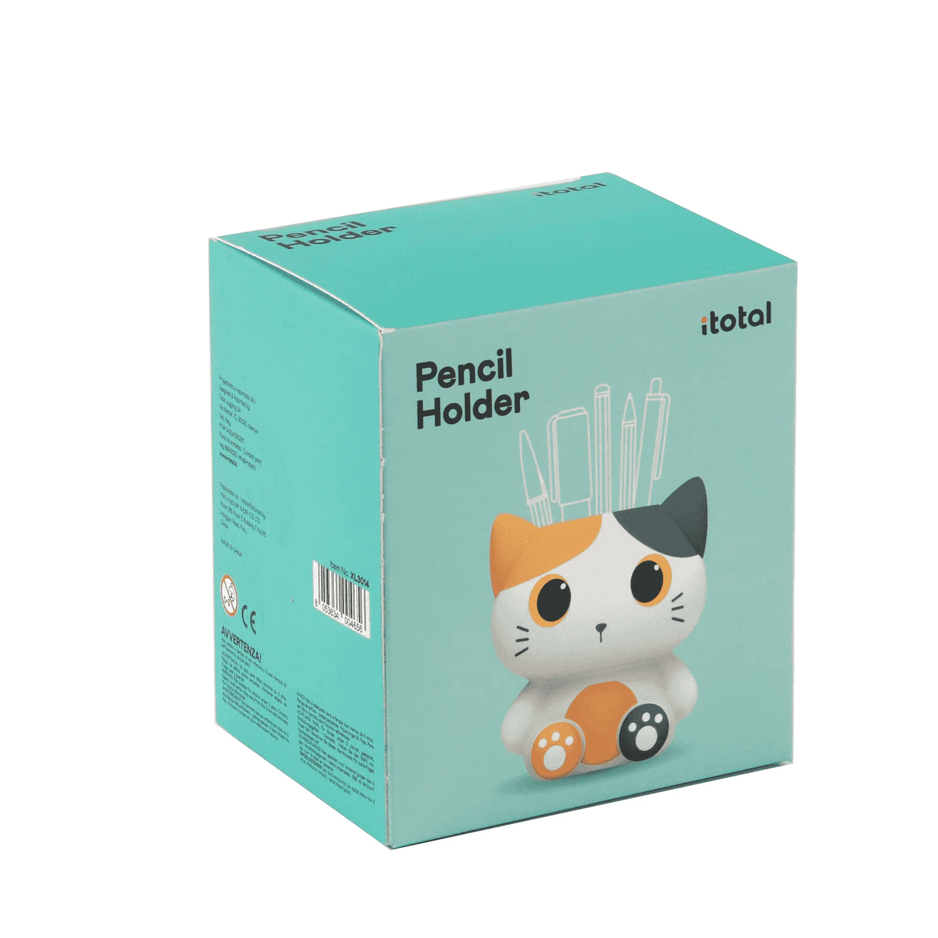 Portabolígrafos 3D Orange Cat - Image 3