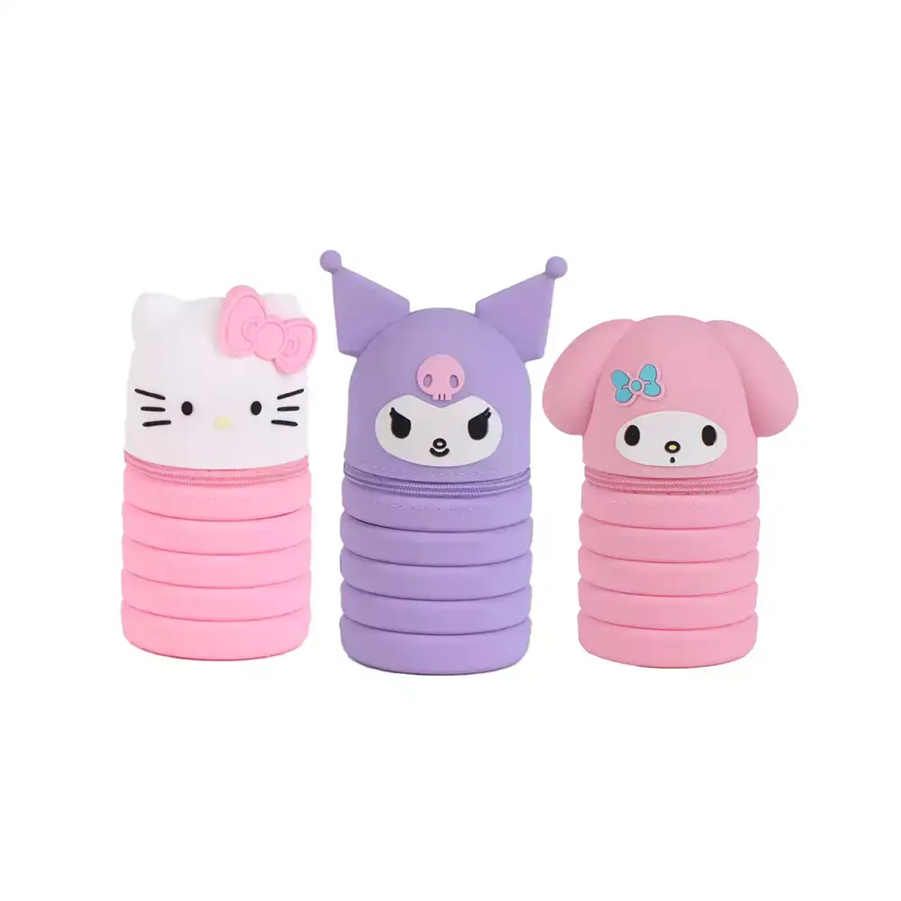 Portatodo Silicona Sanrio- Surtidos Hello Kitty, Kuromi y My Melody