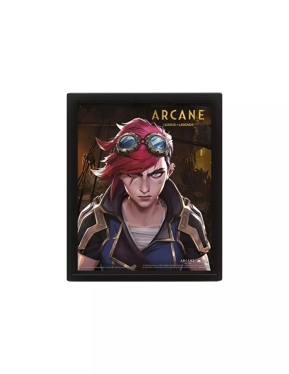 Póster 3D Arcane Jinx & Vi Enmarcado - Image 2