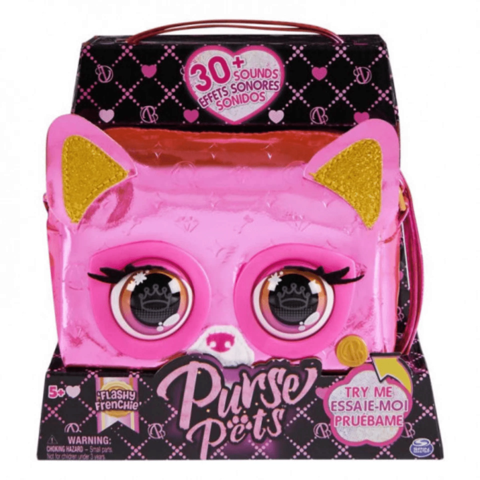 Purse Pets Bolso Metallic Magic Frenchie