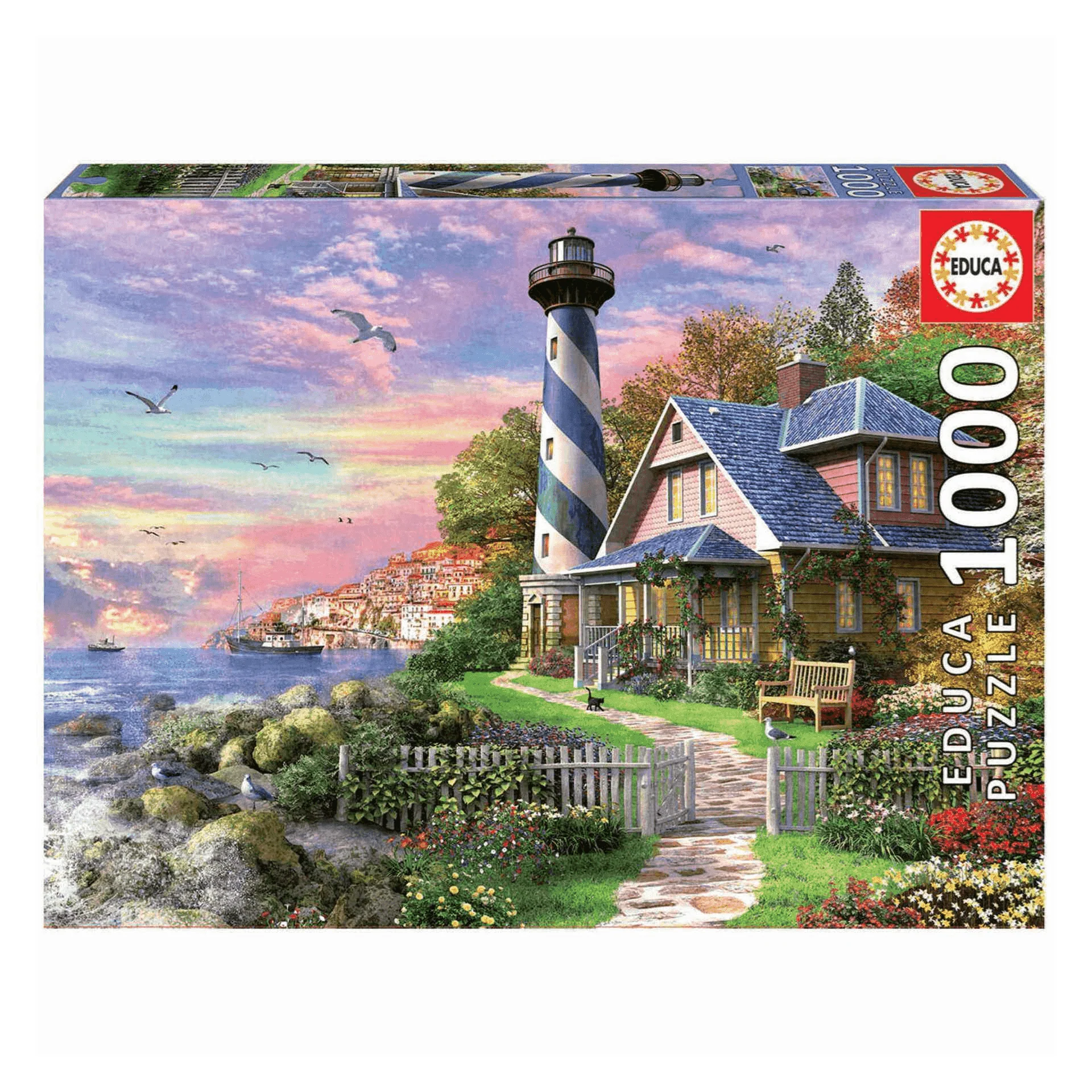 Puzzle 1000 piezas Faro En Rock Bay