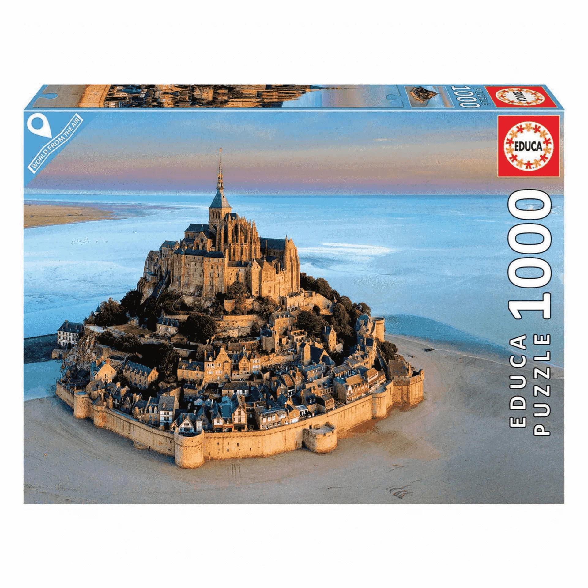 Puzzle 1000 piezas Mont Saint Michel Desde el Aire
