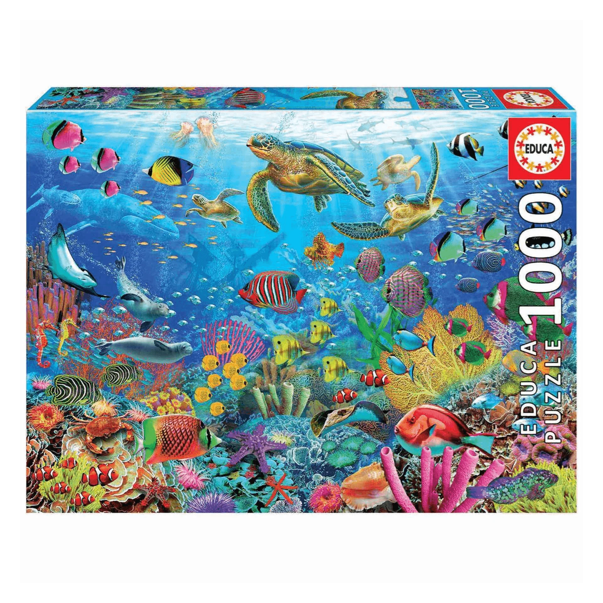 Puzzle 1000 piezas Tortugas En El Paraíso