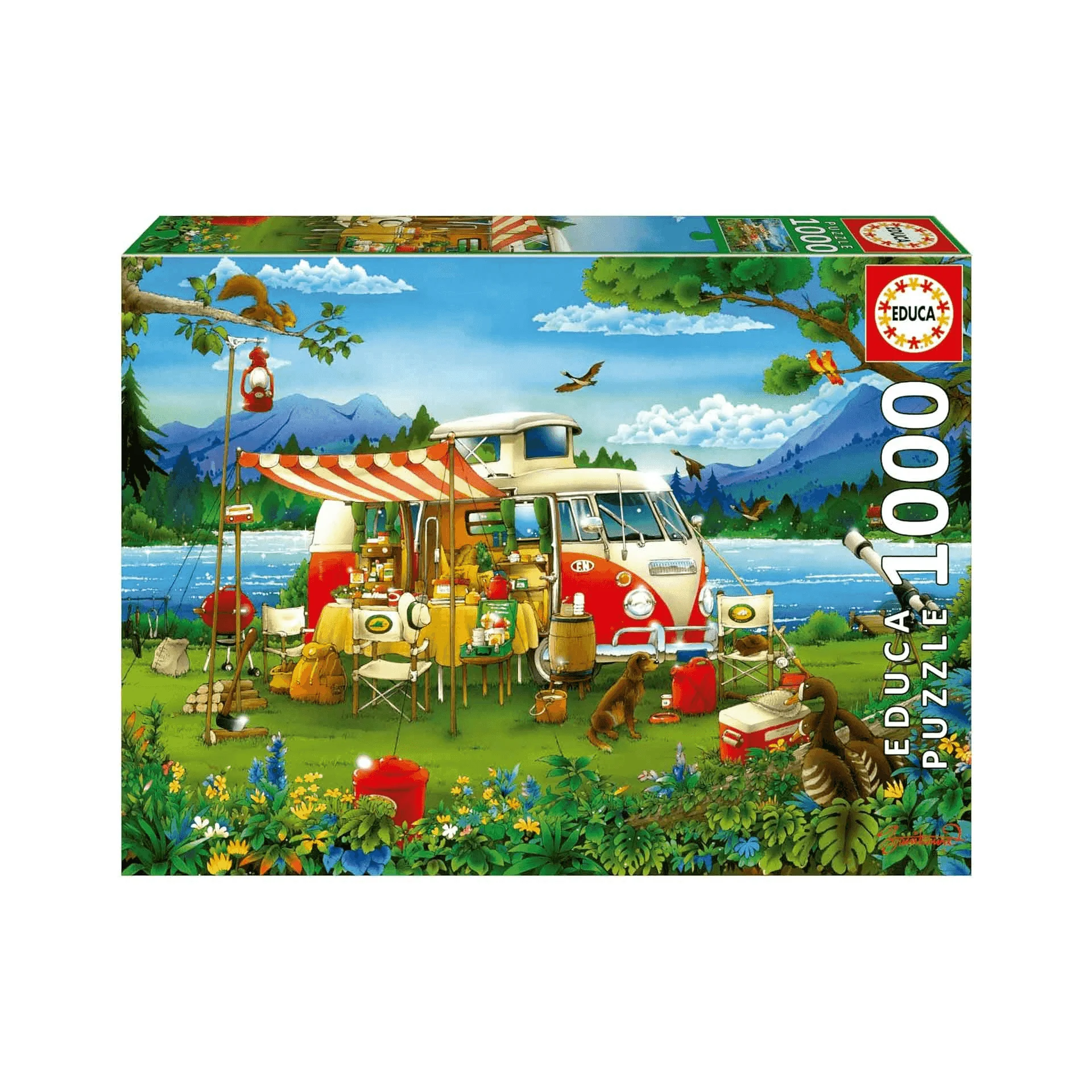 Puzzle 1000 Vacaciones En El Campo