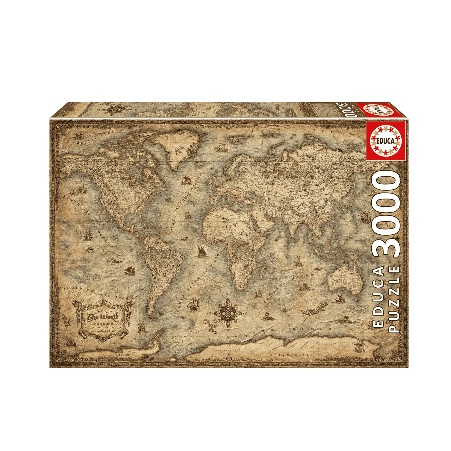 Puzzle 3000 Mapamundi