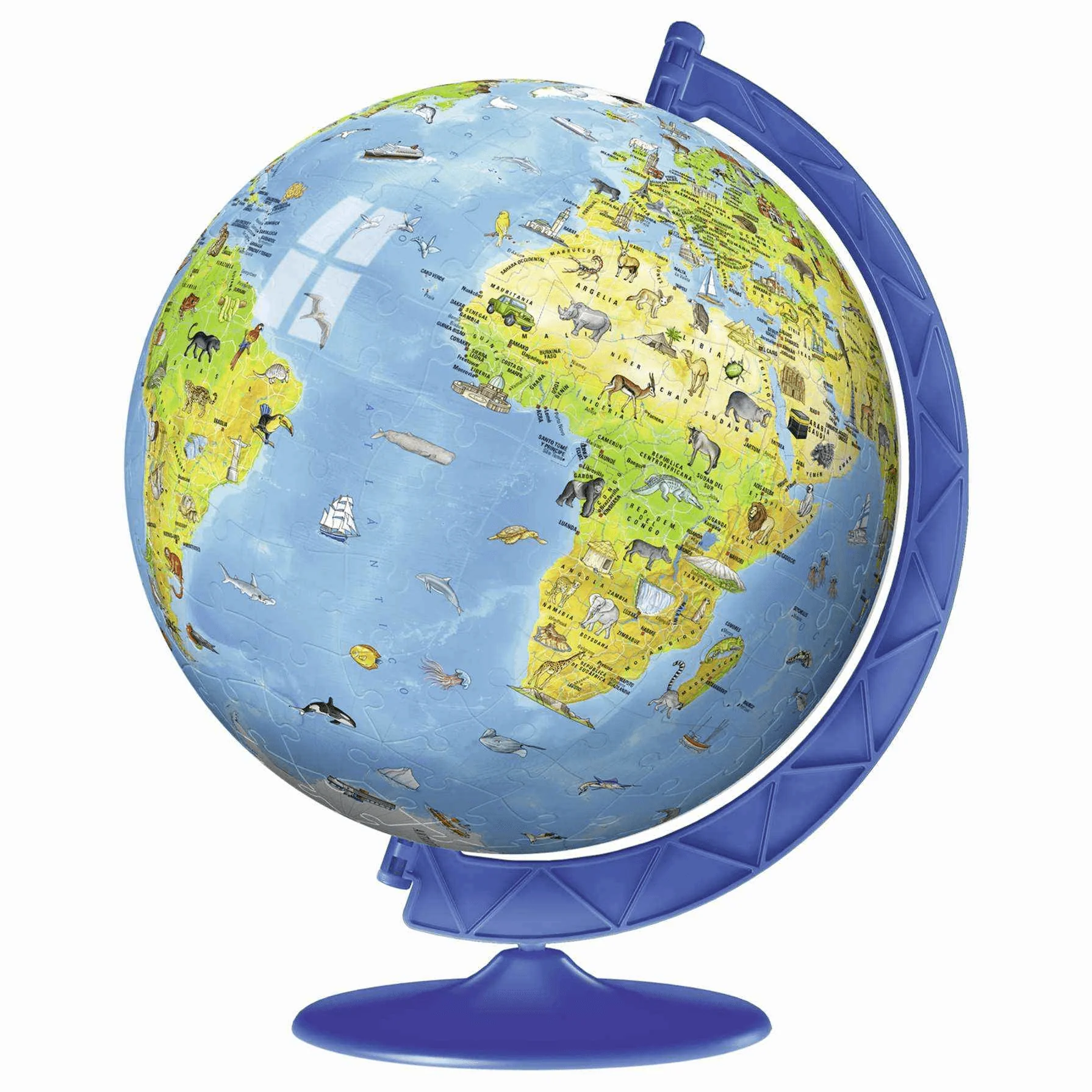 Puzzle 3D Globo Infantil - Image 2