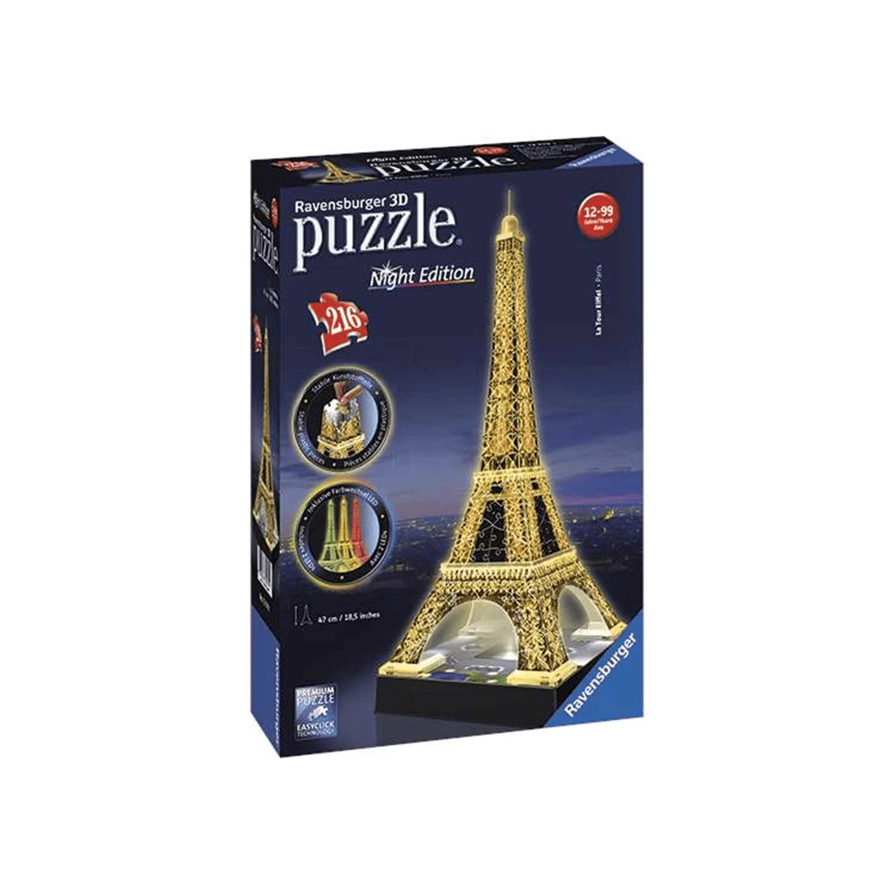 Puzzle 3D Tour Eiffel Night Edition