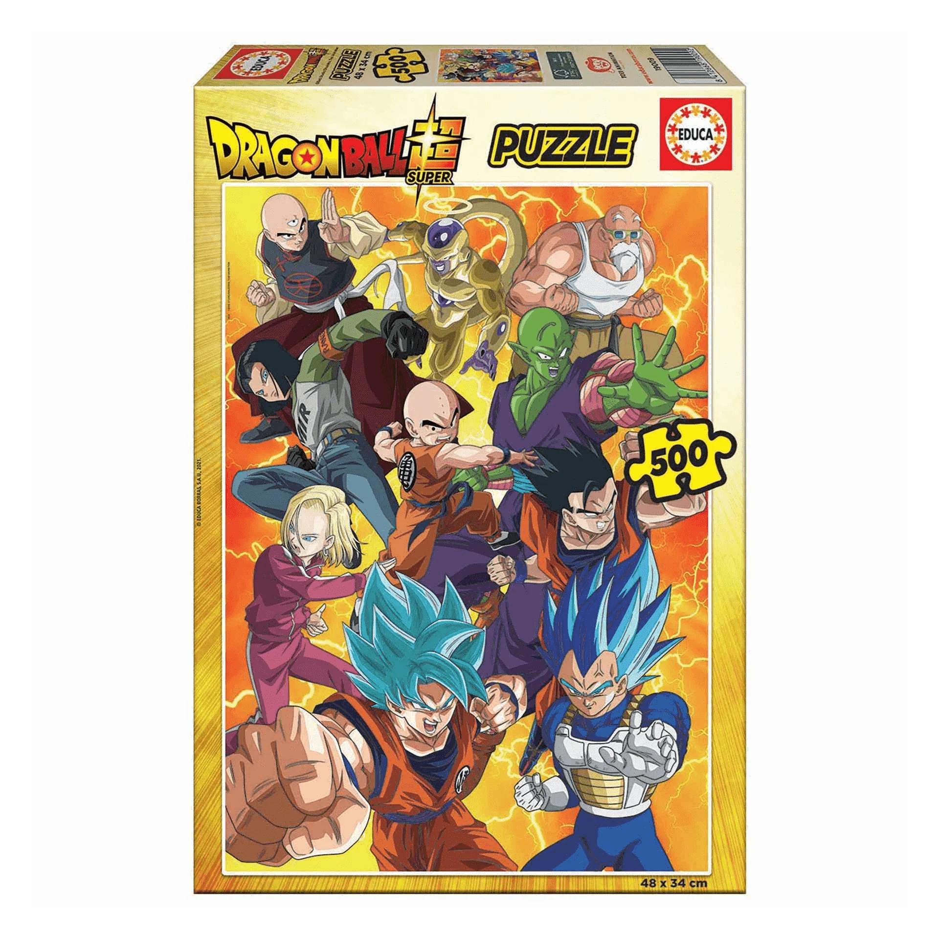 Puzzle 500 piezas Dragon Ball Super Saiyan