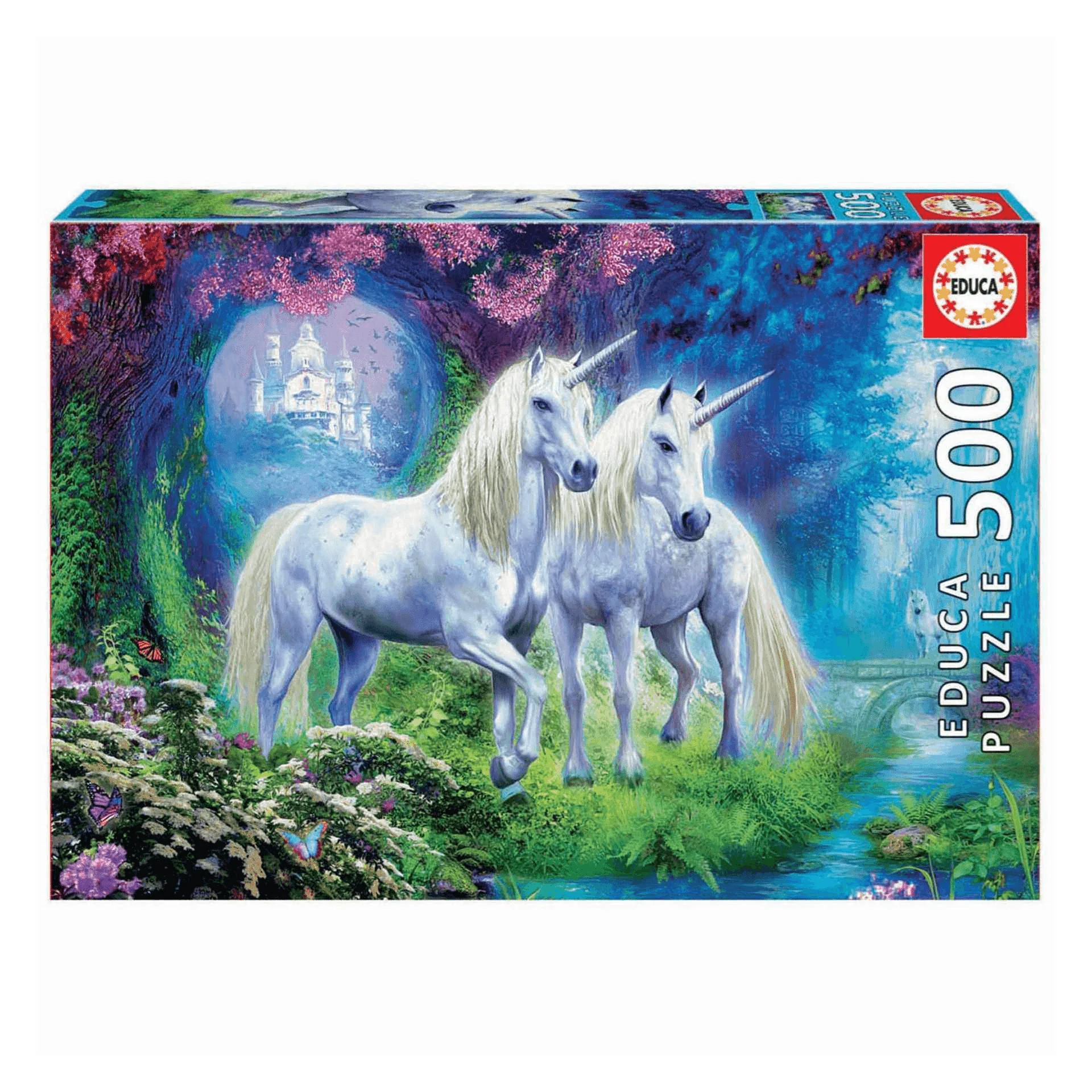 Puzzle 500 piezas Unicornios En El Bosque