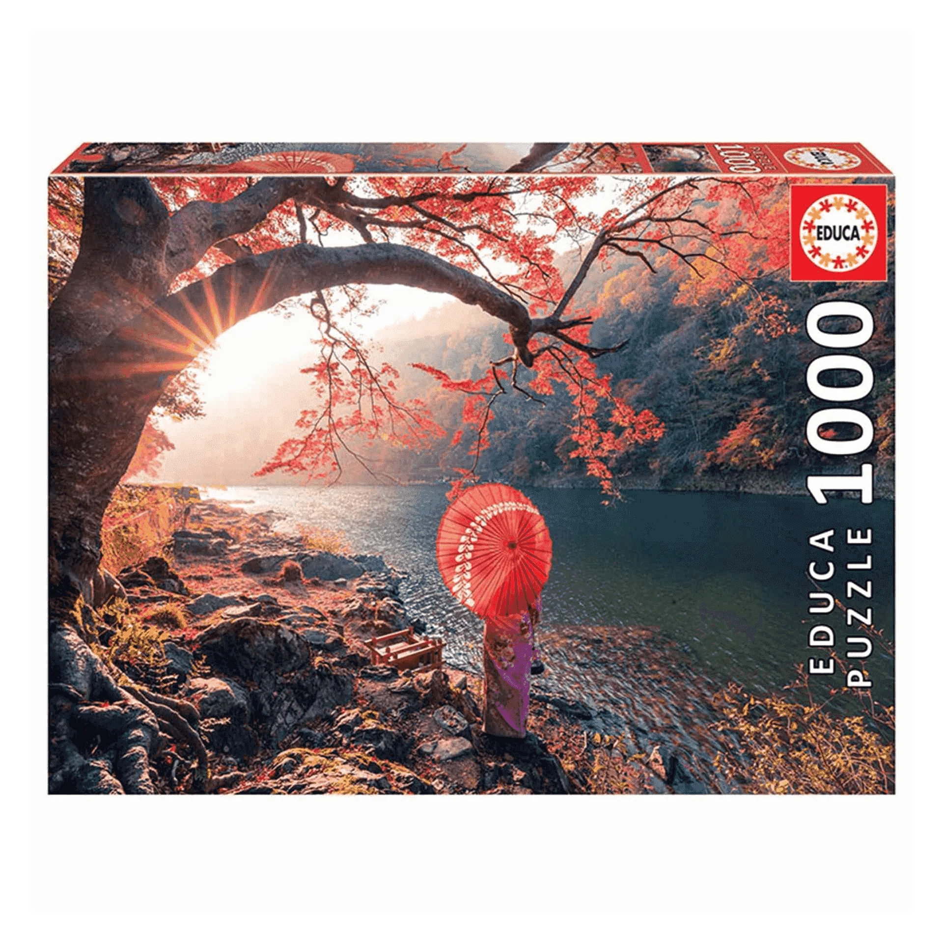 Puzzle Amanecer En El Río Katsura Japón 1000 Piezas