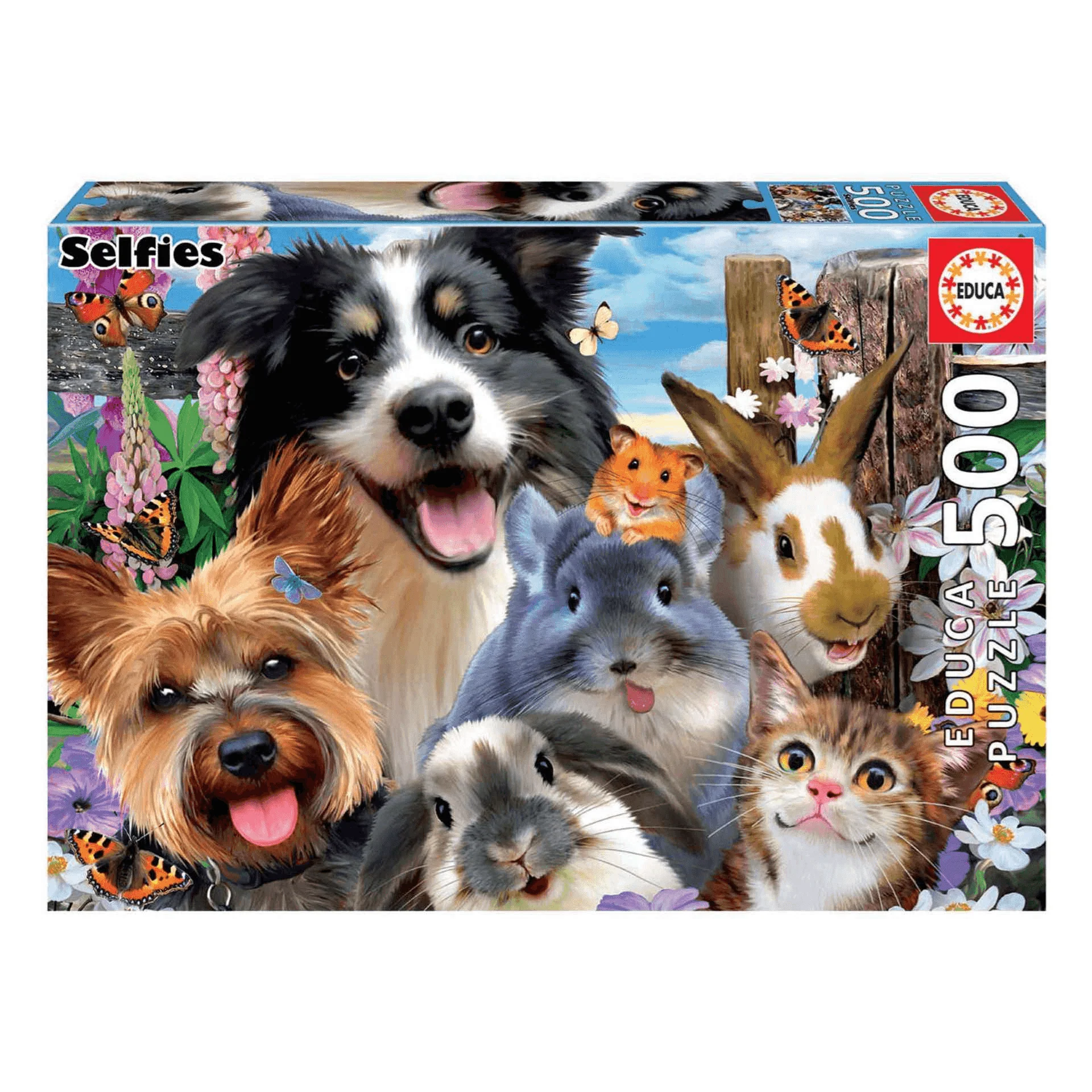 Puzzle Amigos del Patio 500 Piezas