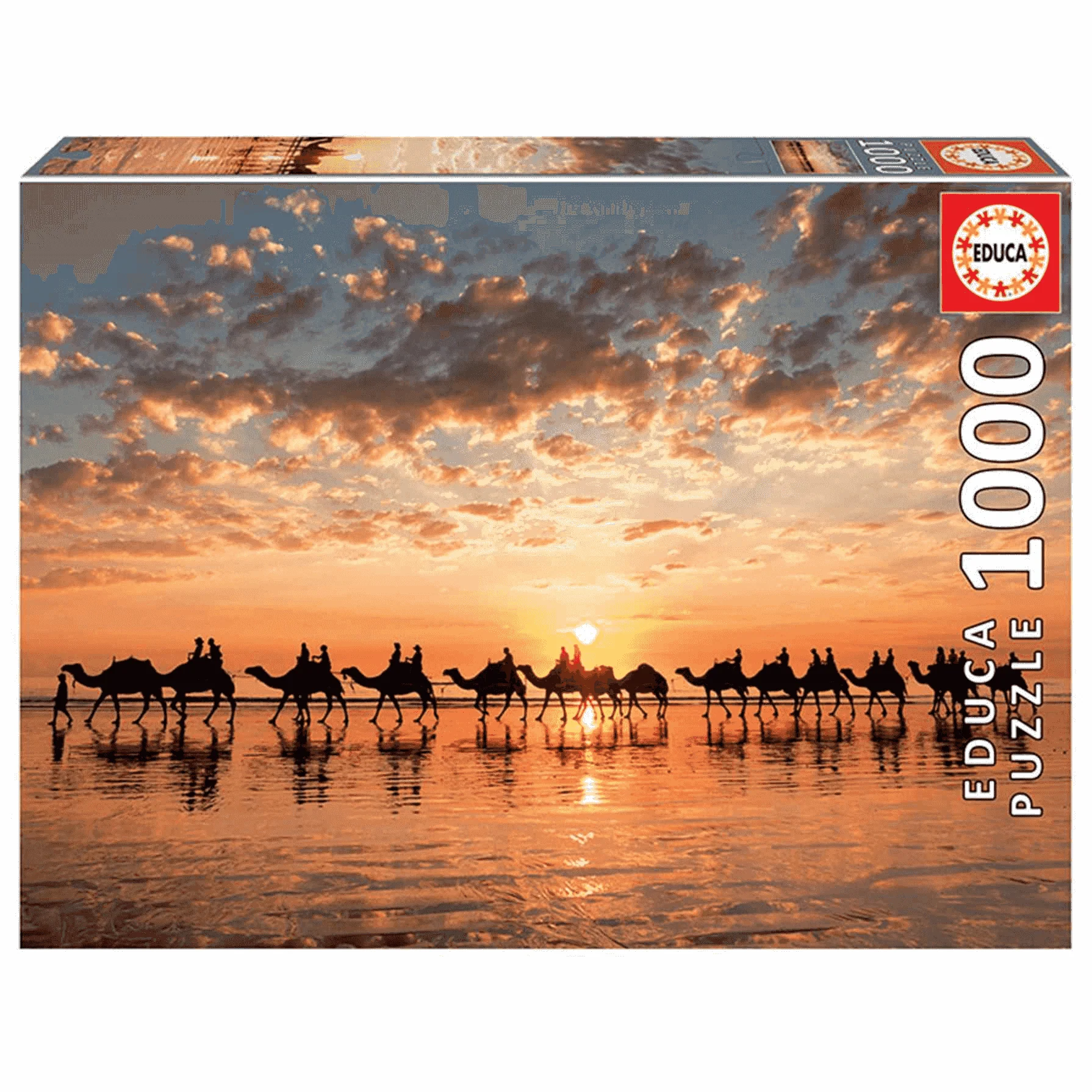 Puzzle Atardecer Dorado En Cable Beach Australia 1000 Piezas