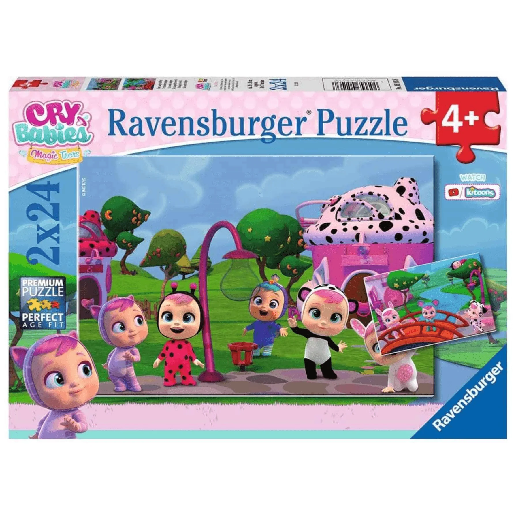 Puzzle Bebés Llorones 2x24 Piezas