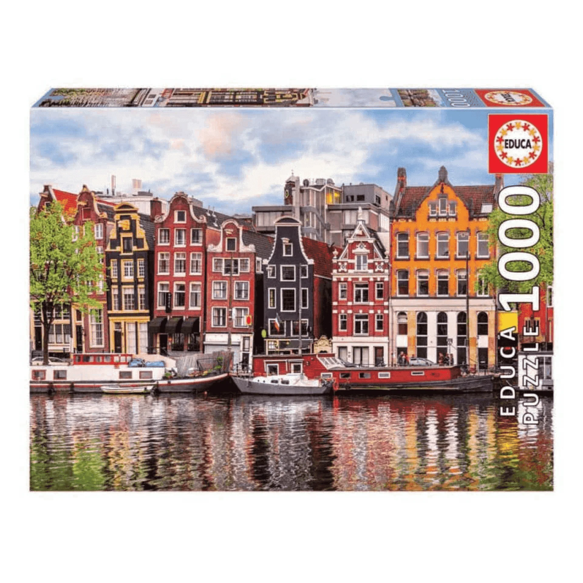 Puzzle Casas Danzantes Ámsterdam 1000 Piezas
