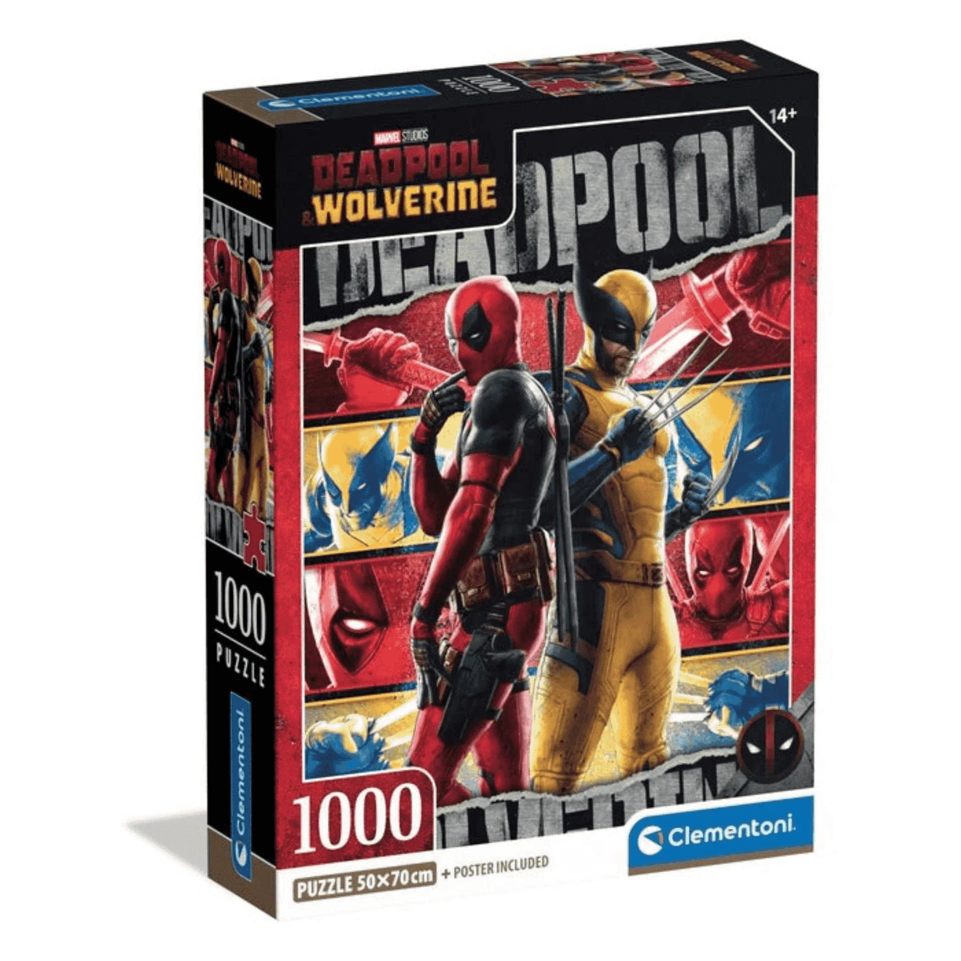 Puzzle Clementoni Deadpool 1000 piezas – Acción y humor