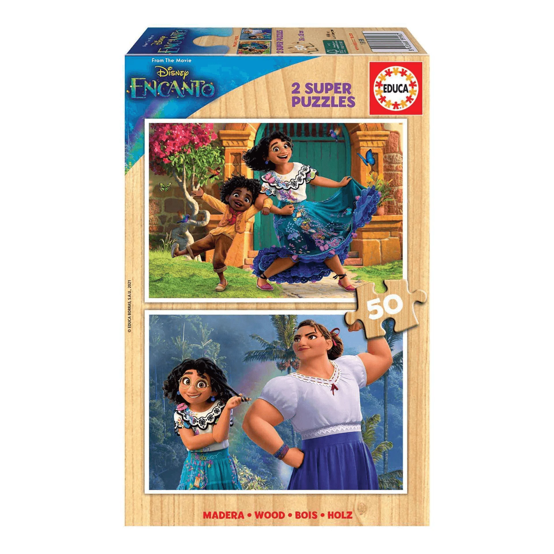 Puzzle de Madera Encanto Disney 2x50 Piezas