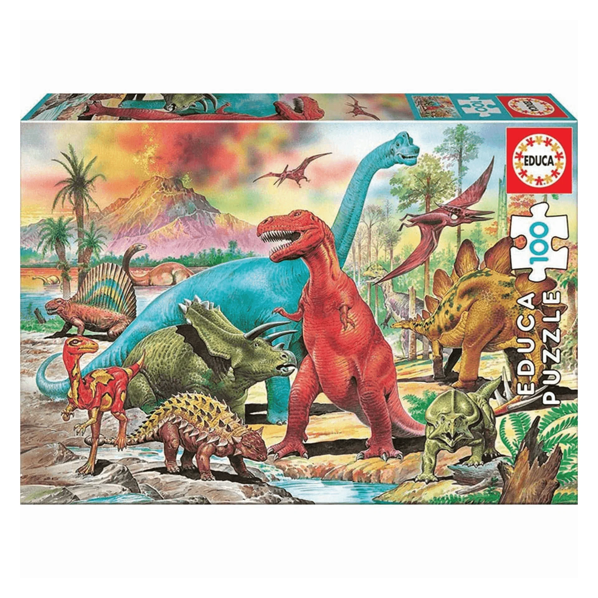 Puzzle Dinosaurios 100 piezas