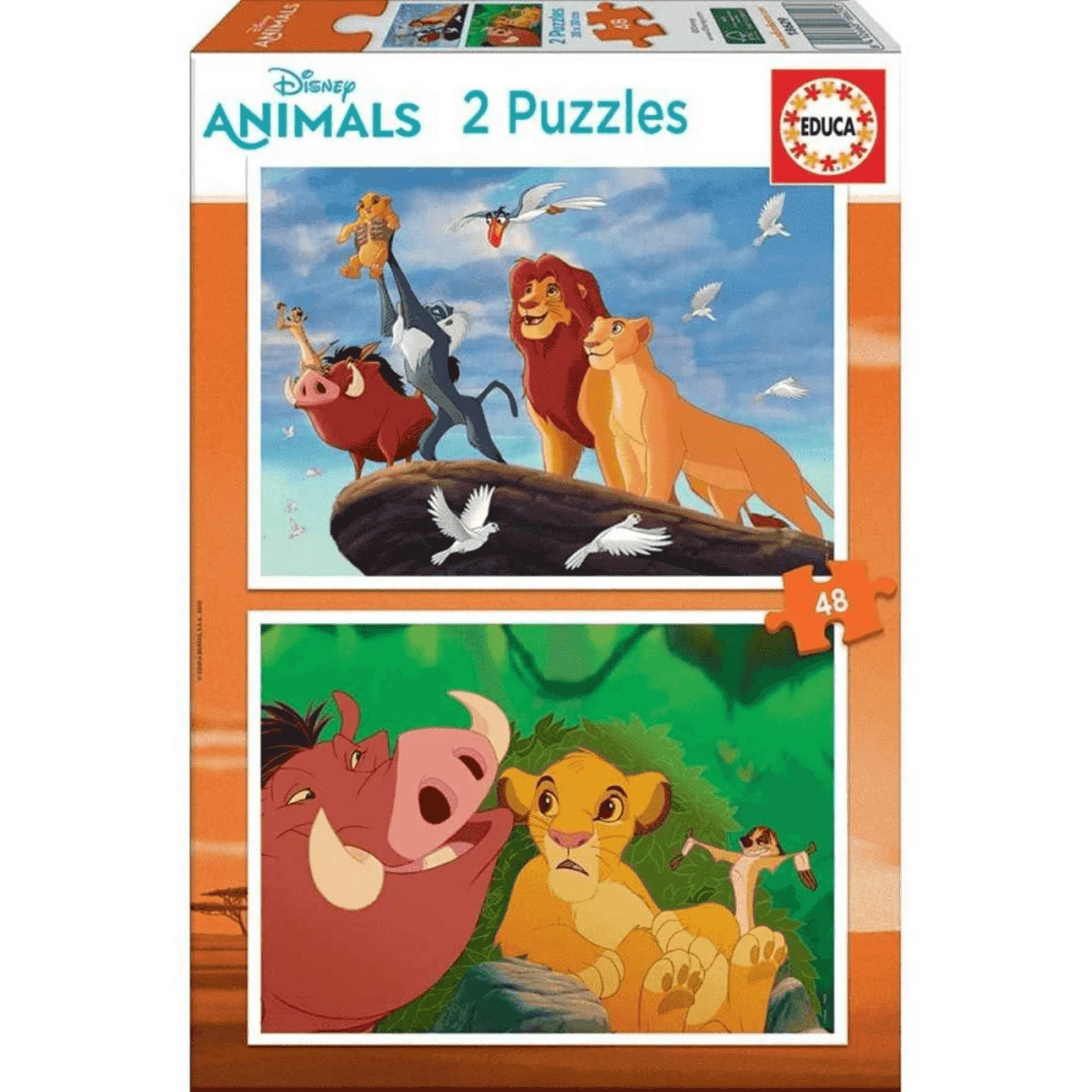 Puzzle Disney El Rey León 2x48 Piezas