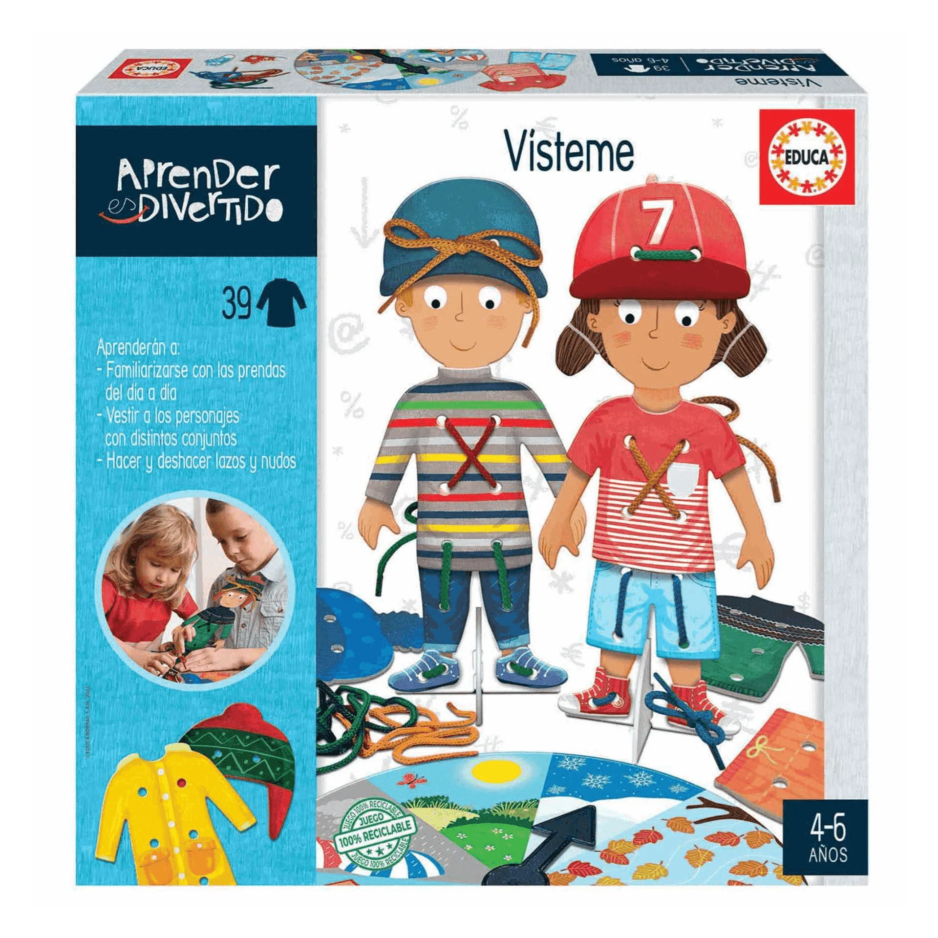 Puzzle Educativo Visteme