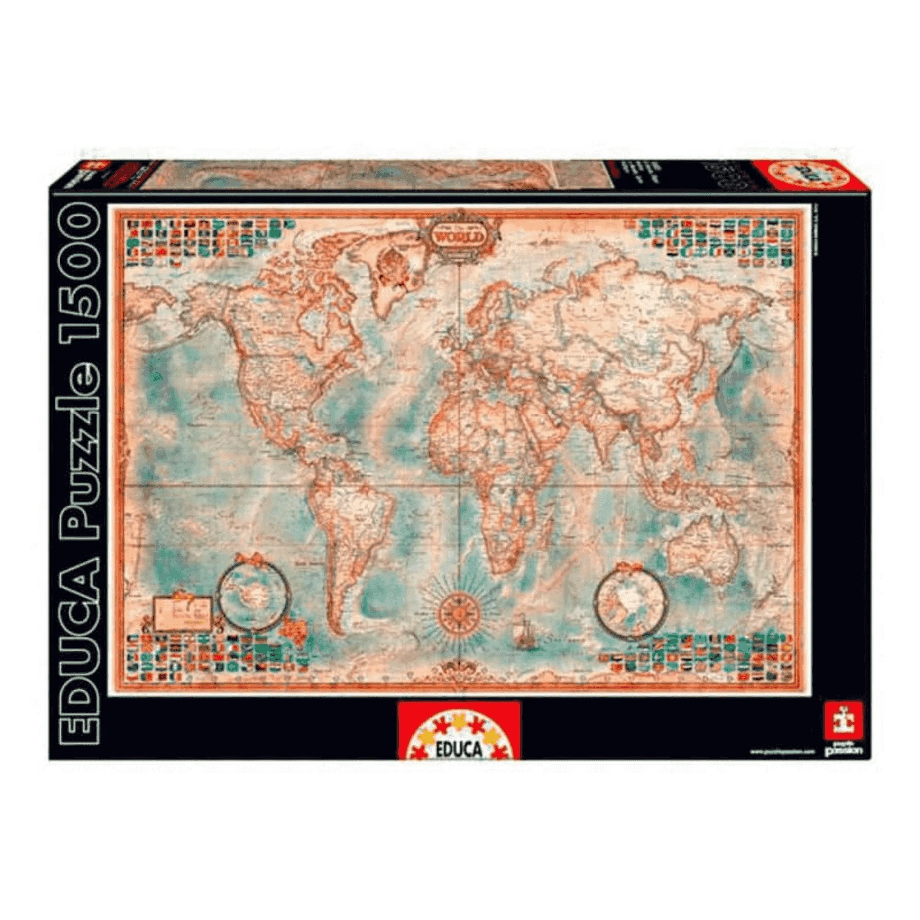 Puzzle El Mundo Mapa Político 1500 Piezas