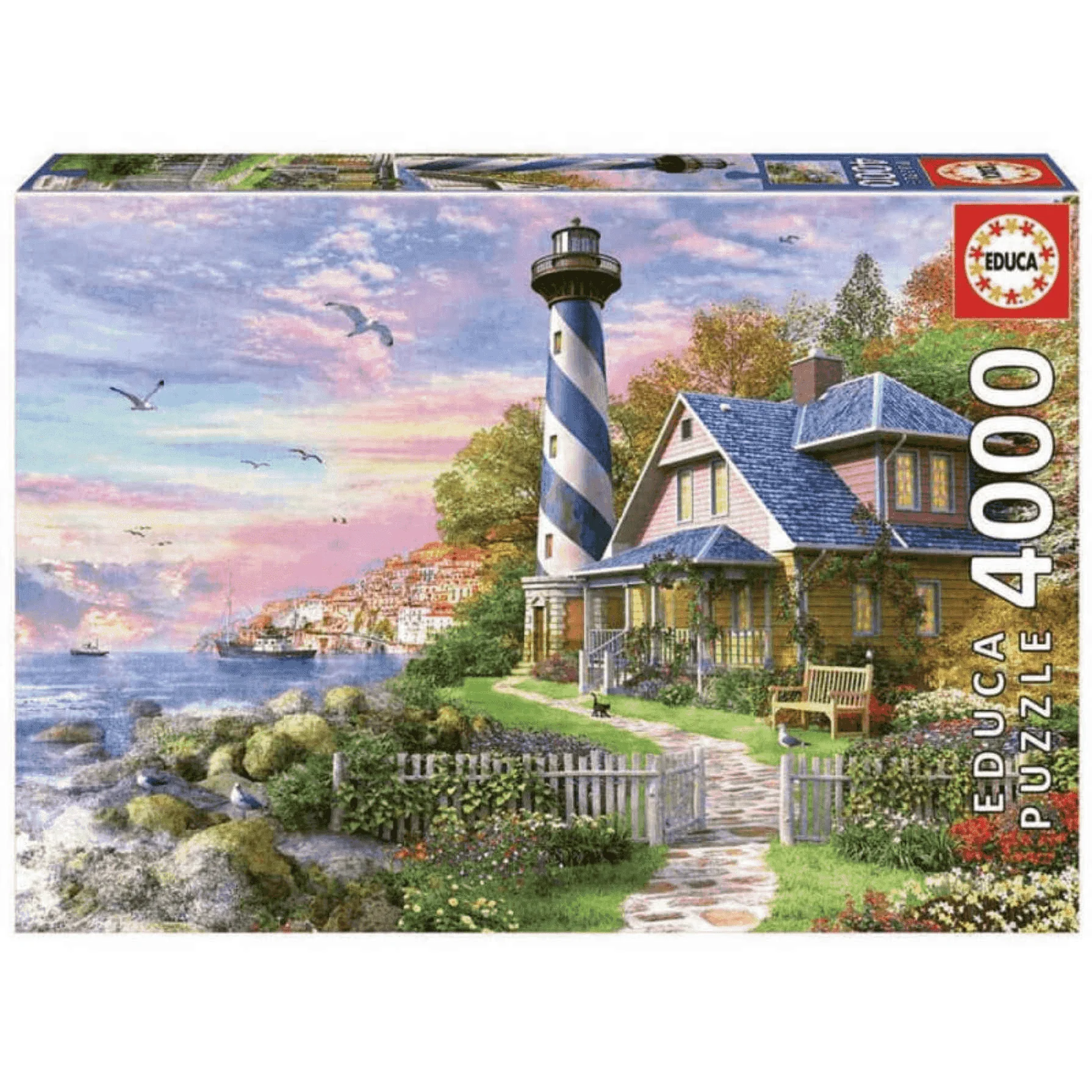 Puzzle Faro En Rock Bay 4000 Piezas