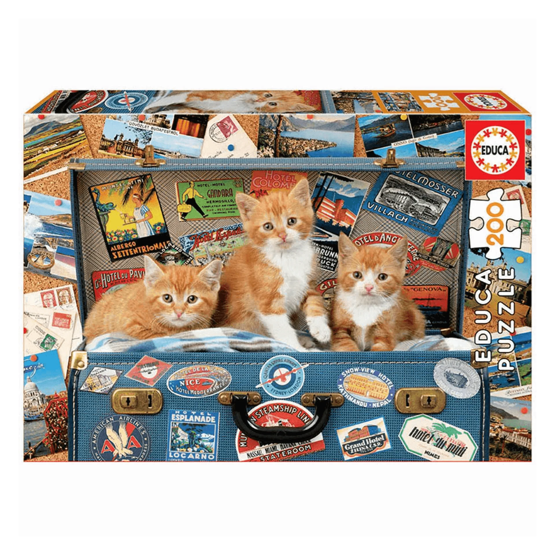 Puzzle Gatitos Viajeros 200 Piezas