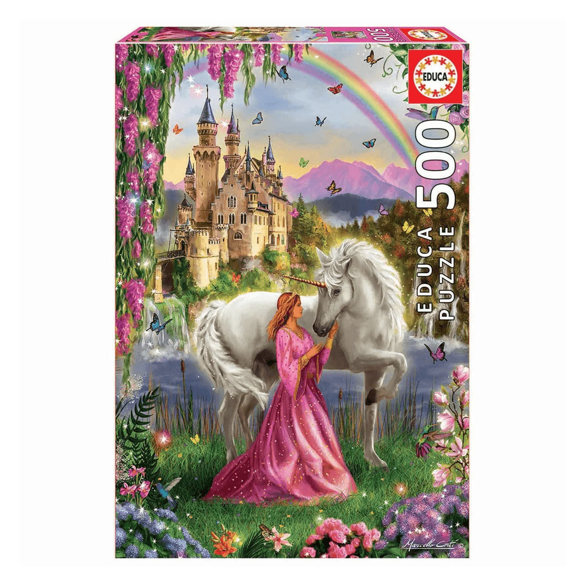 Puzzle Hada Y Unicornio 500 Piezas