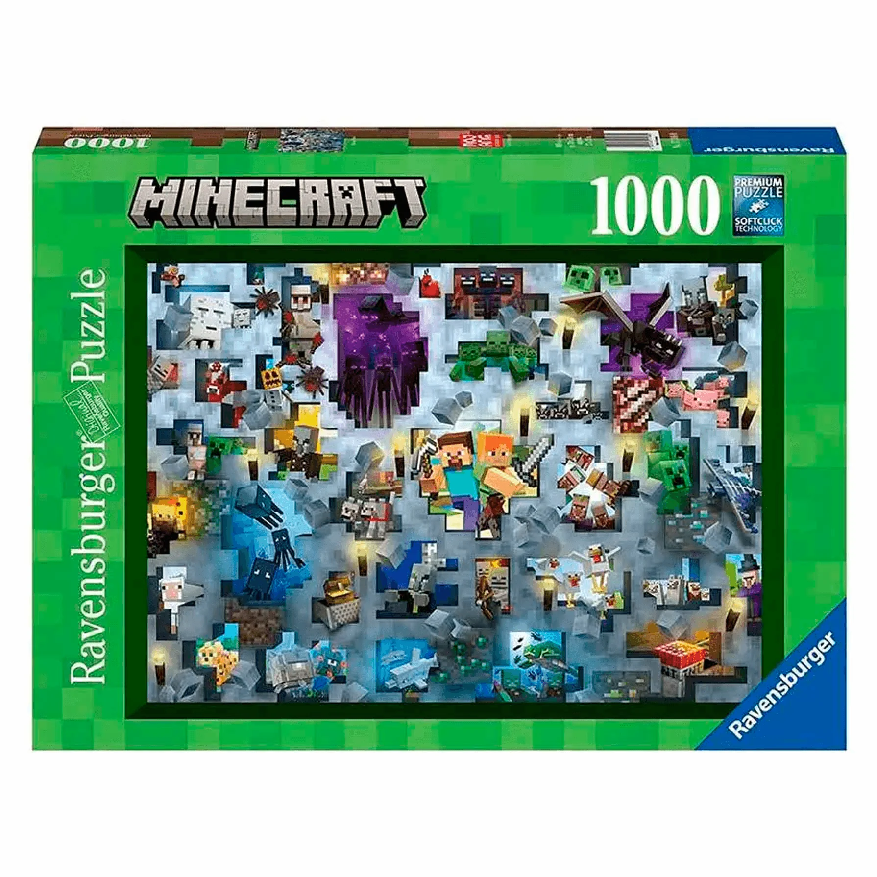 Puzzle Minecraft Mobs 1000 Piezas