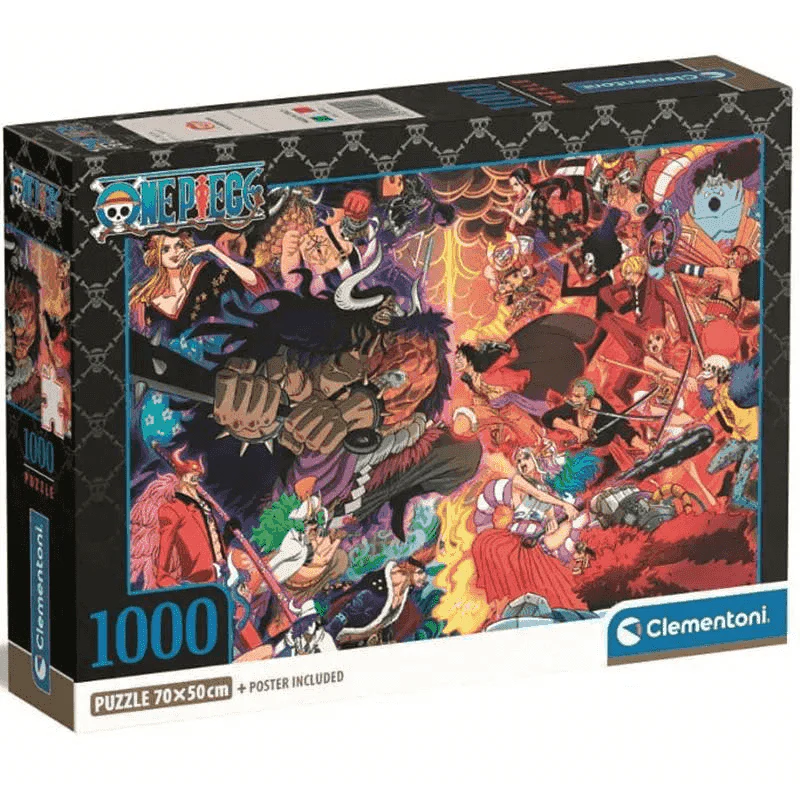 Puzzle One Piece Clementoni 1000 Piezas | Tripulación de Sombrero de Paja | Desde 10 Años