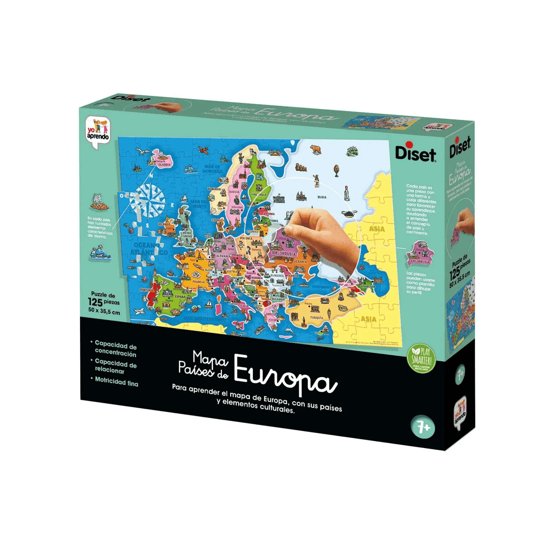 Puzzle Países de Europa 125 Piezas - Image 5