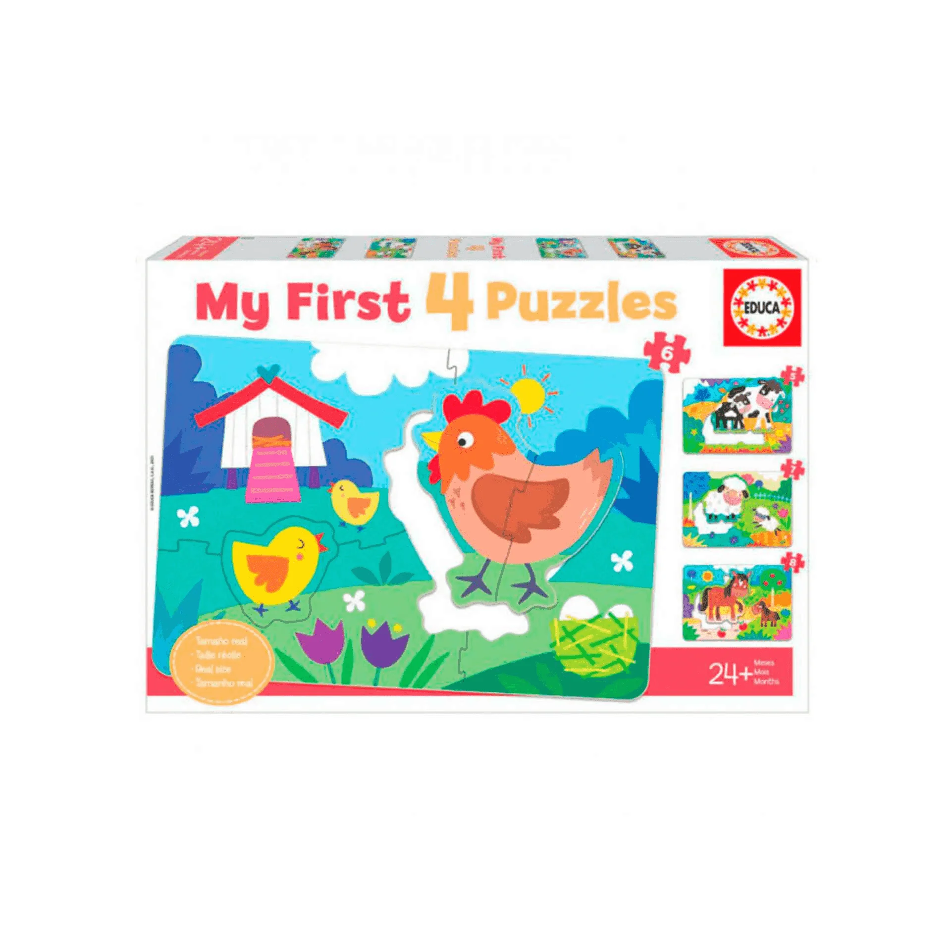 Puzzle Progresivo 5 6 7 8 Piezas Mamás y Bebés My First Puzzle