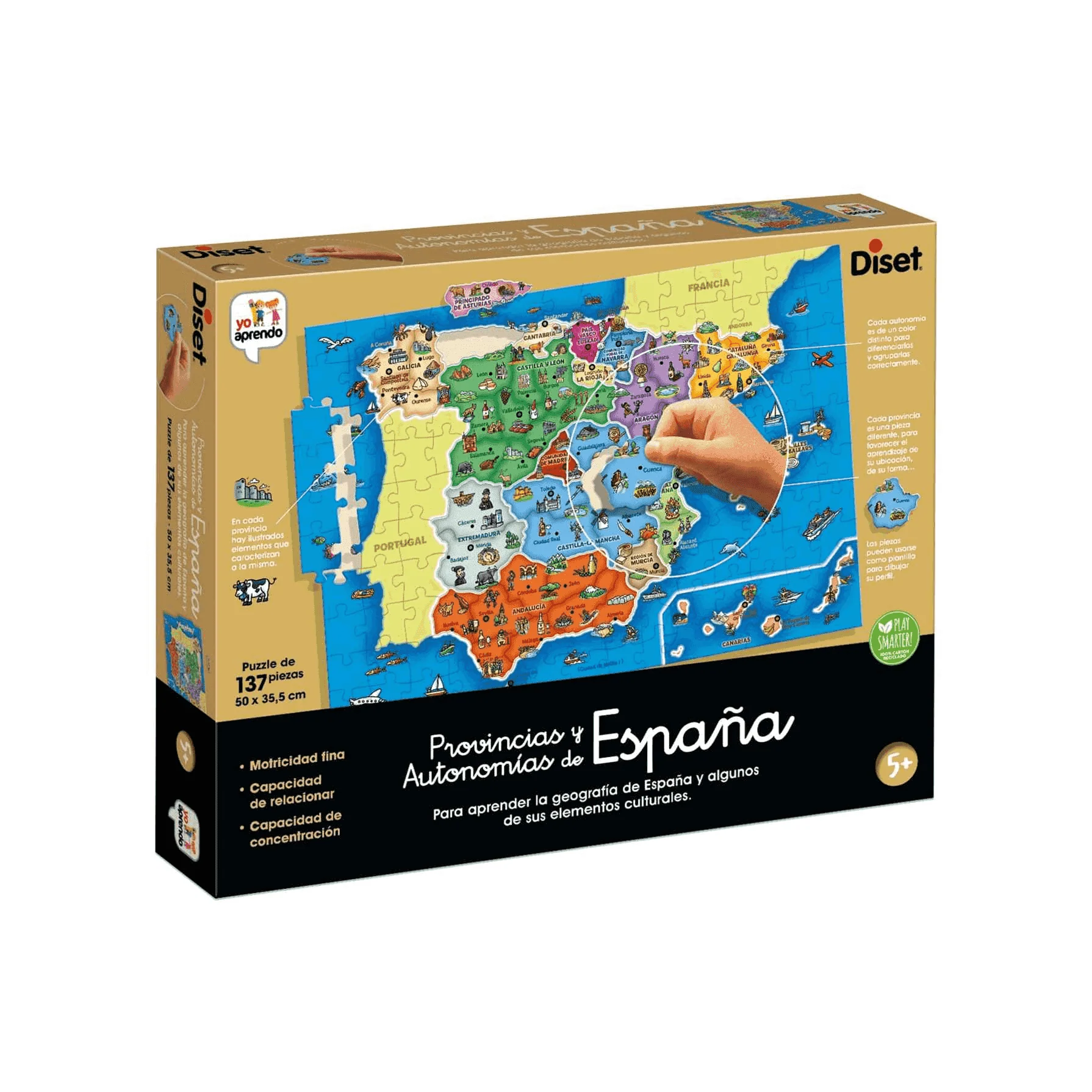 Puzzle Provincias de España 137 Piezas