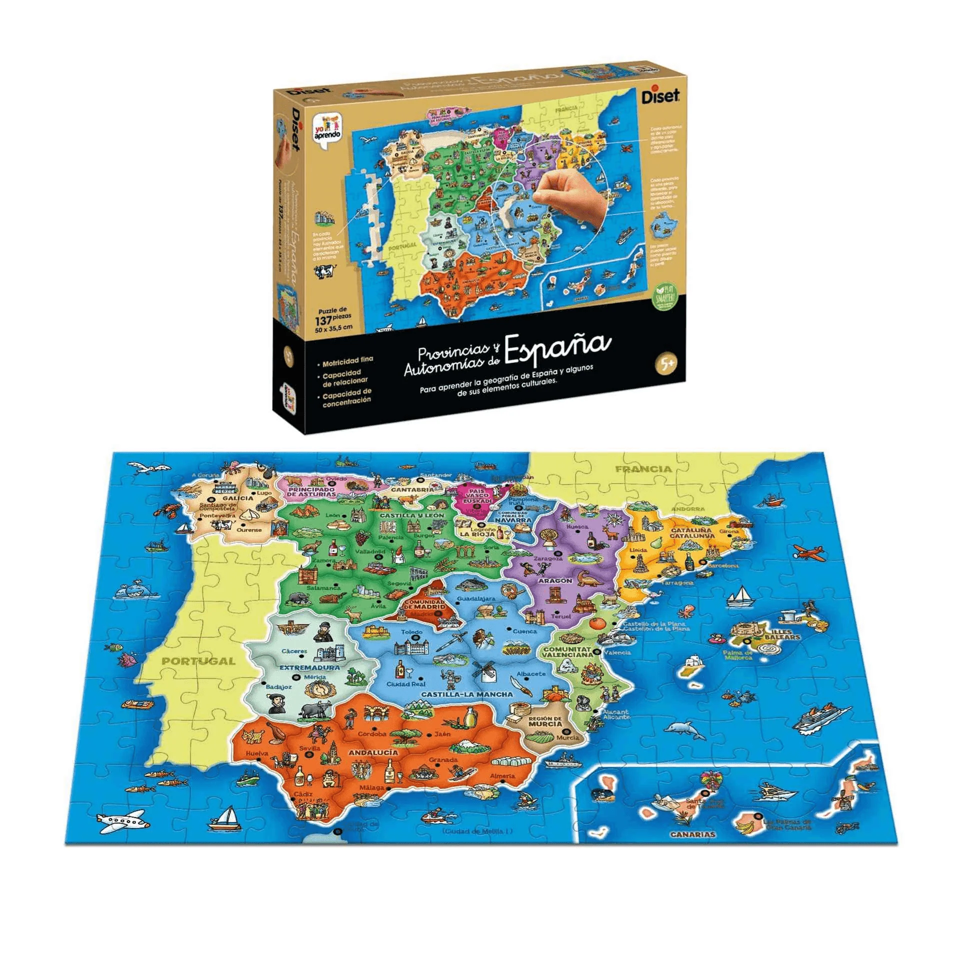 Puzzle Provincias de España 137 Piezas - Image 4