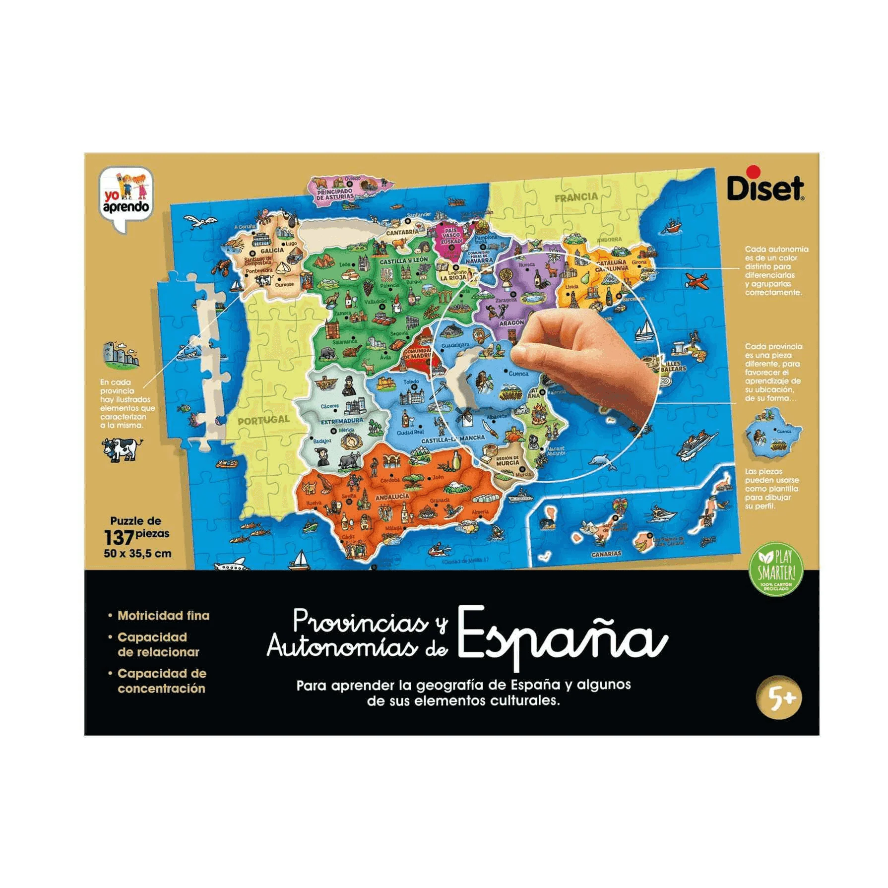 Puzzle Provincias de España 137 Piezas - Image 5