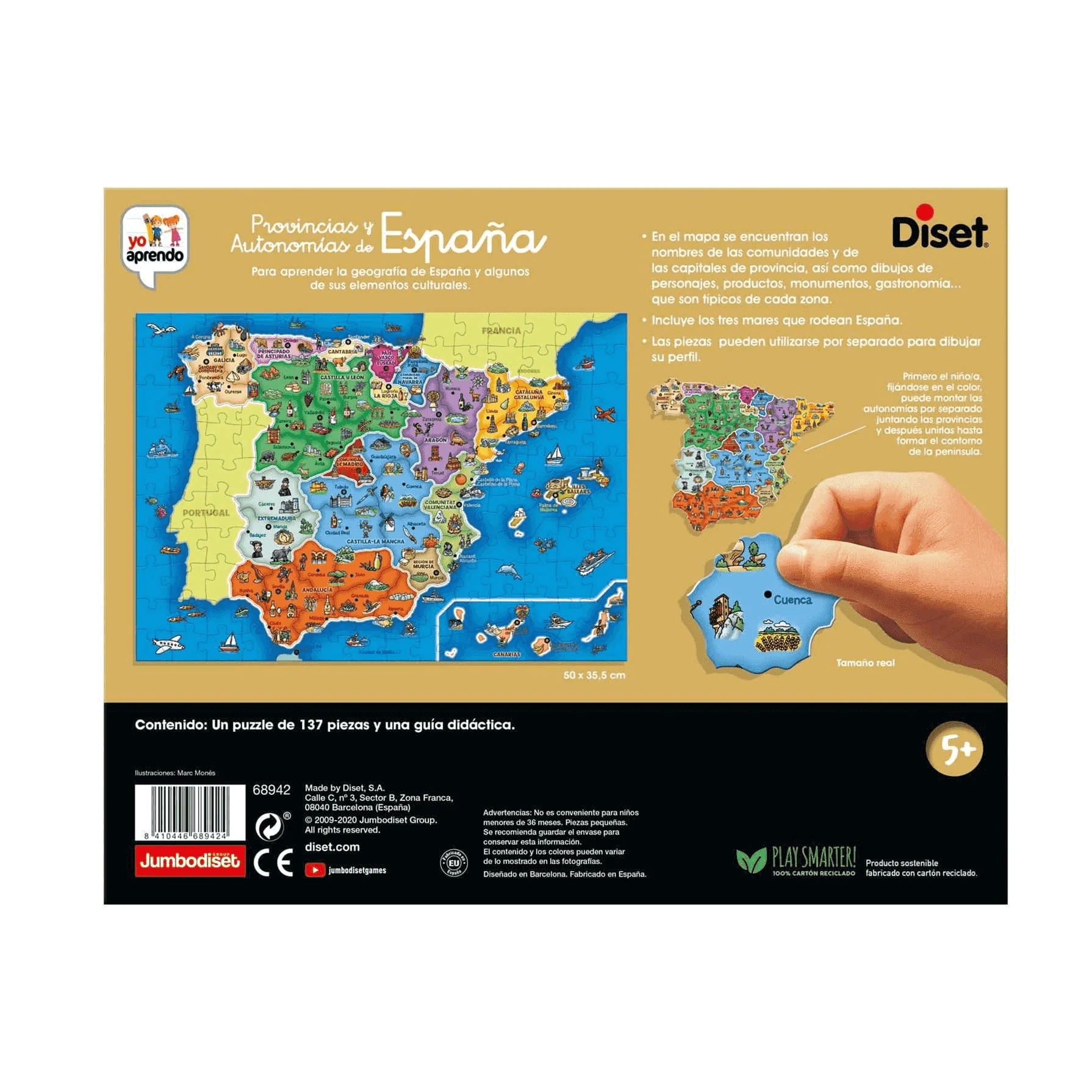 Puzzle Provincias de España 137 Piezas - Image 6