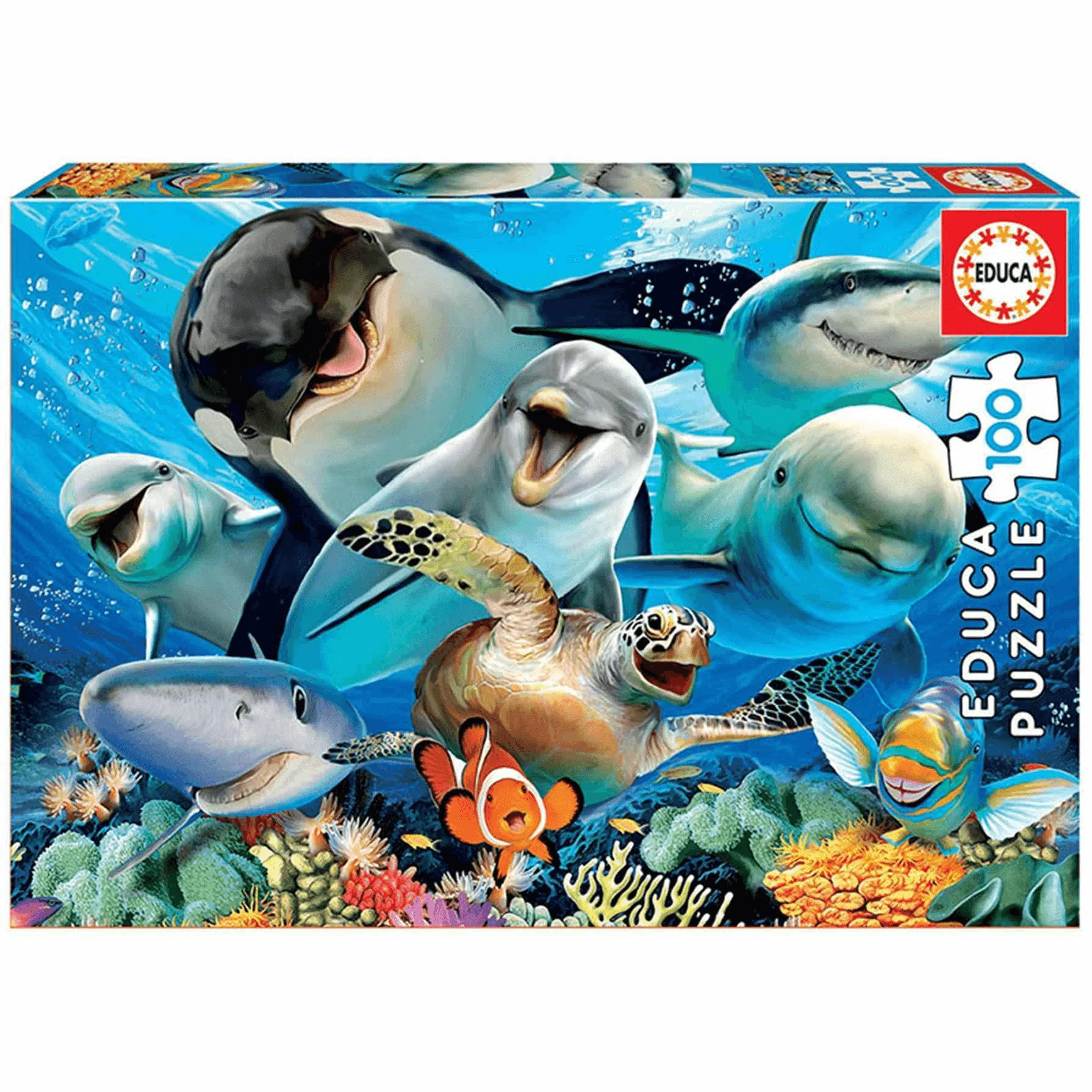 Puzzle Selfie Bajo El Agua 100 Piezas