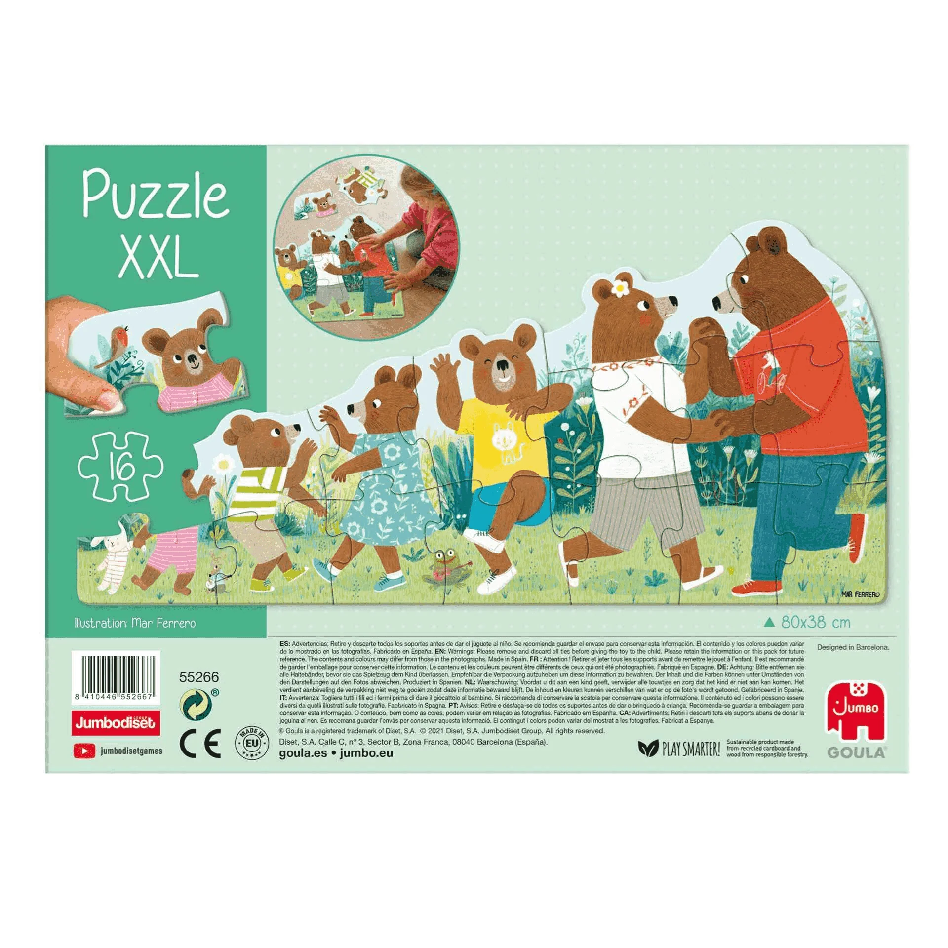 Puzzle XXL Familia de Osos - Image 3