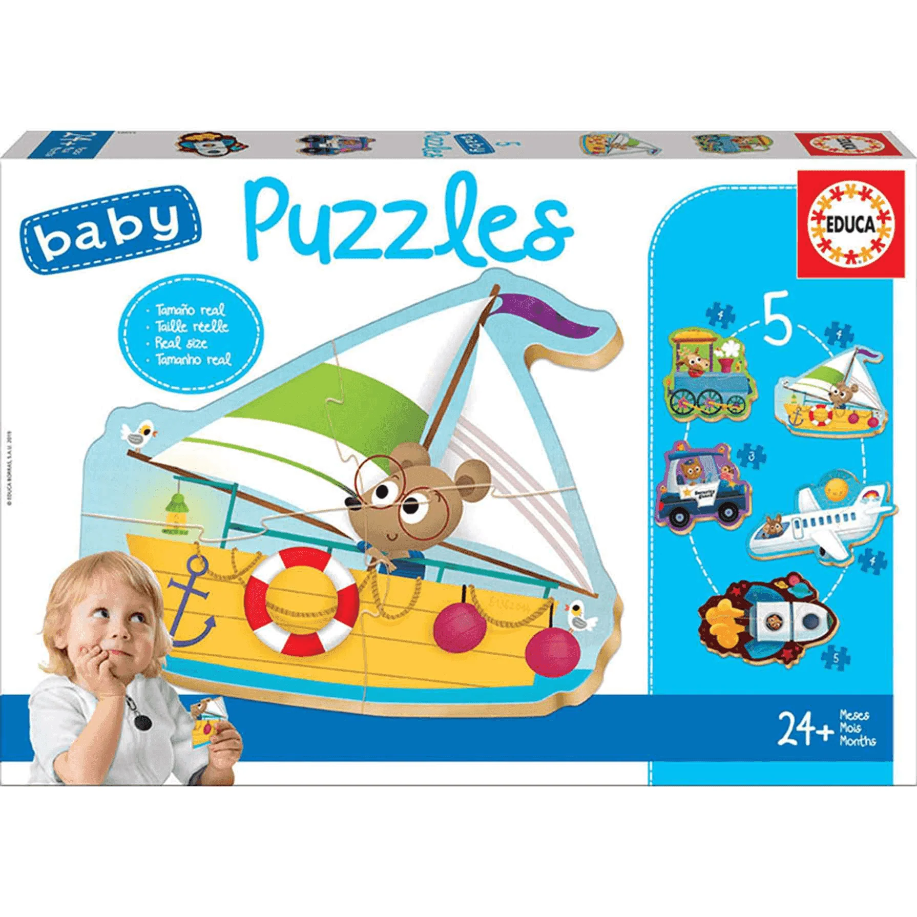 Puzzles Baby Vehículos 2