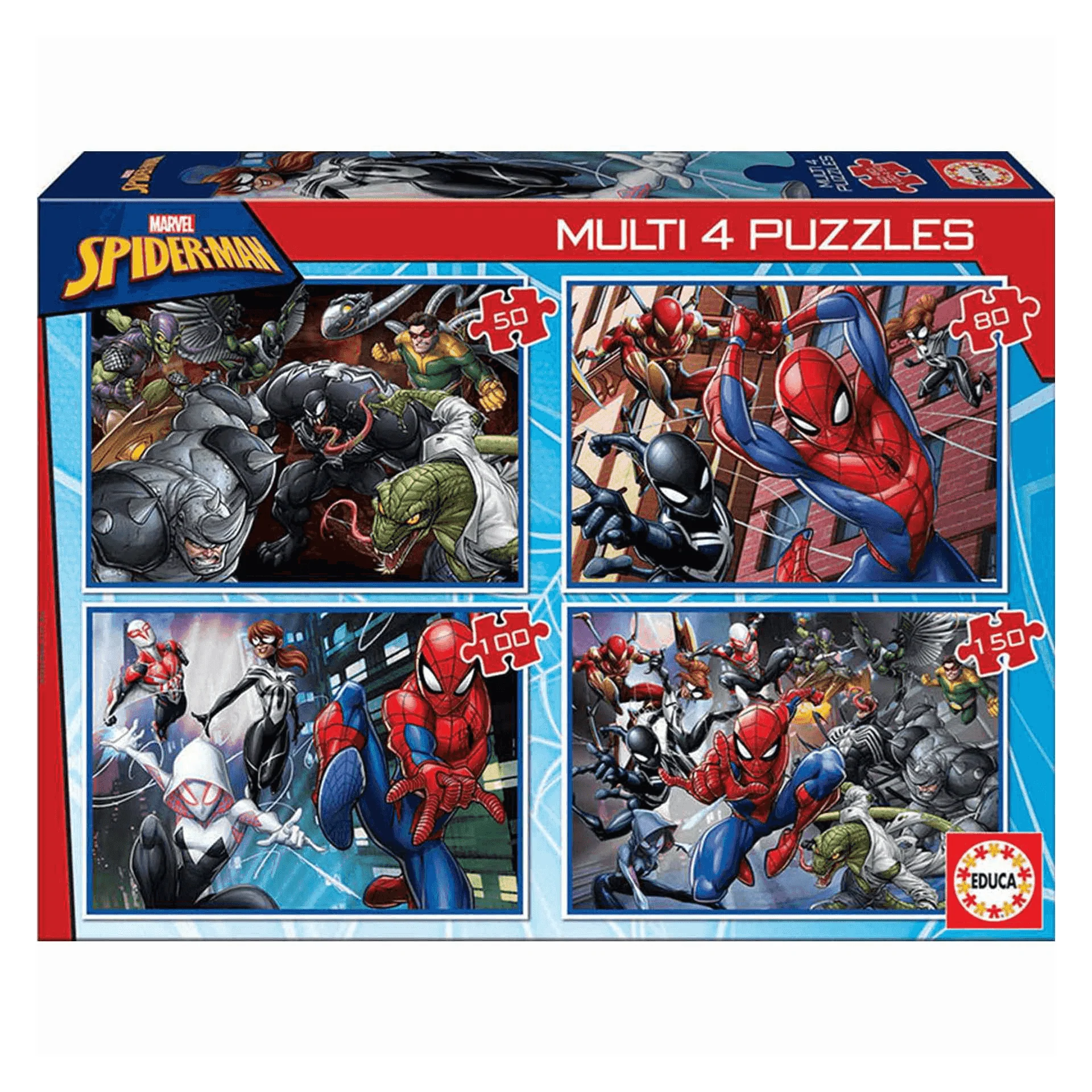 Puzzles Multi 4 Puzzles Ultimate Spiderman